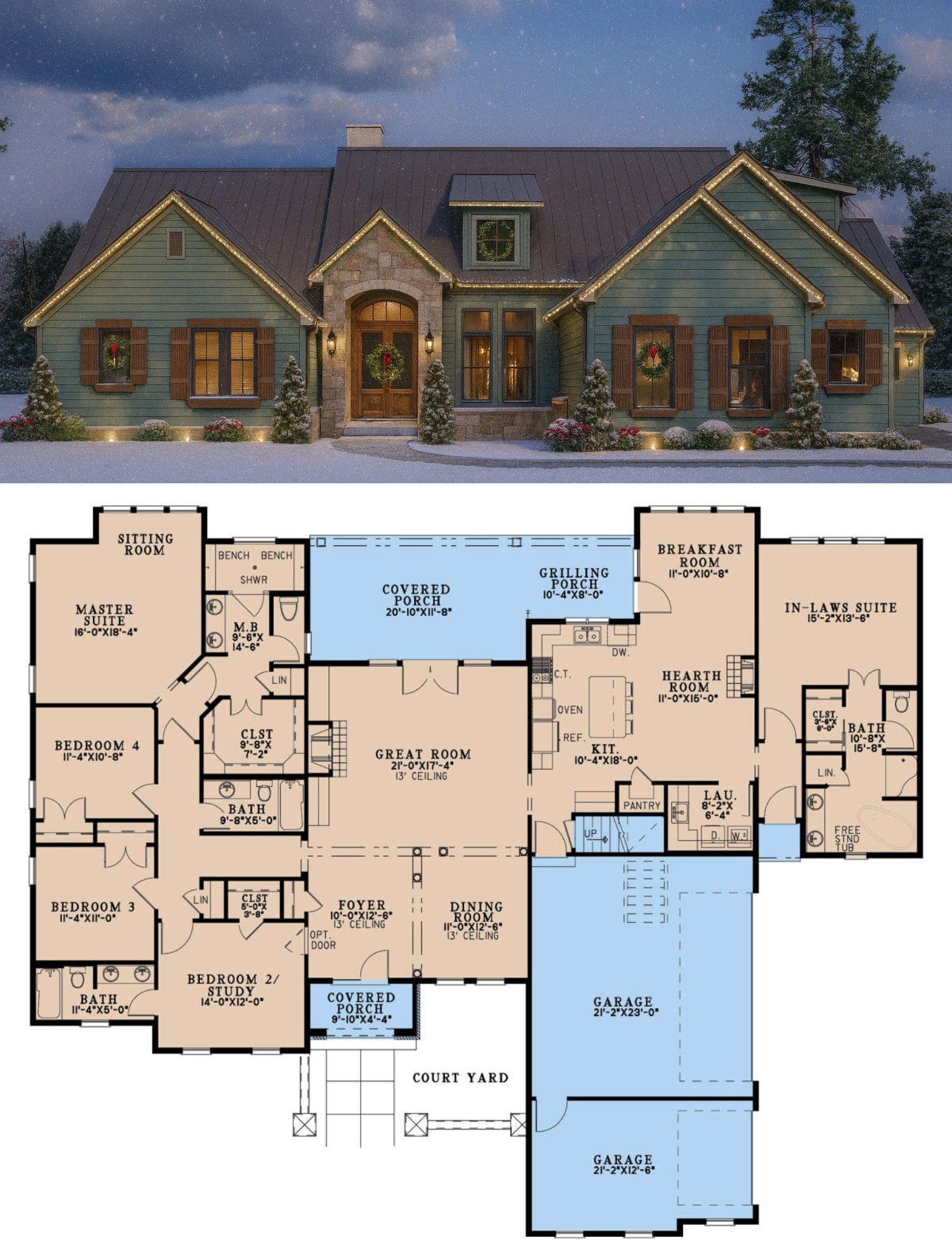 Dream - Spacious Craftsman Home with 5 Bedrooms – 3,049 Sq Ft of ...