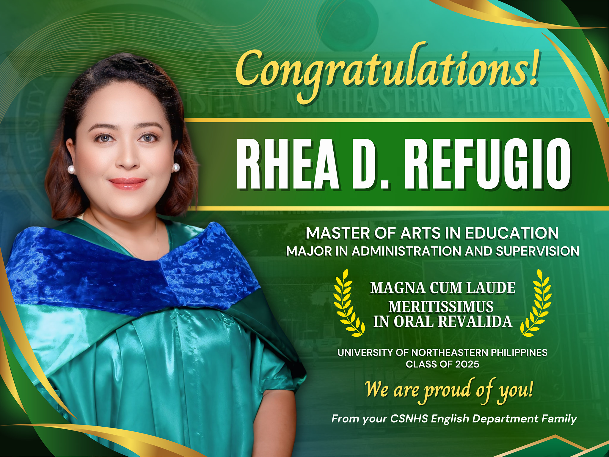 ANOTHER MILESTONE UNLOCKED! 🎓🏅... - CSNHS English Department | Facebook