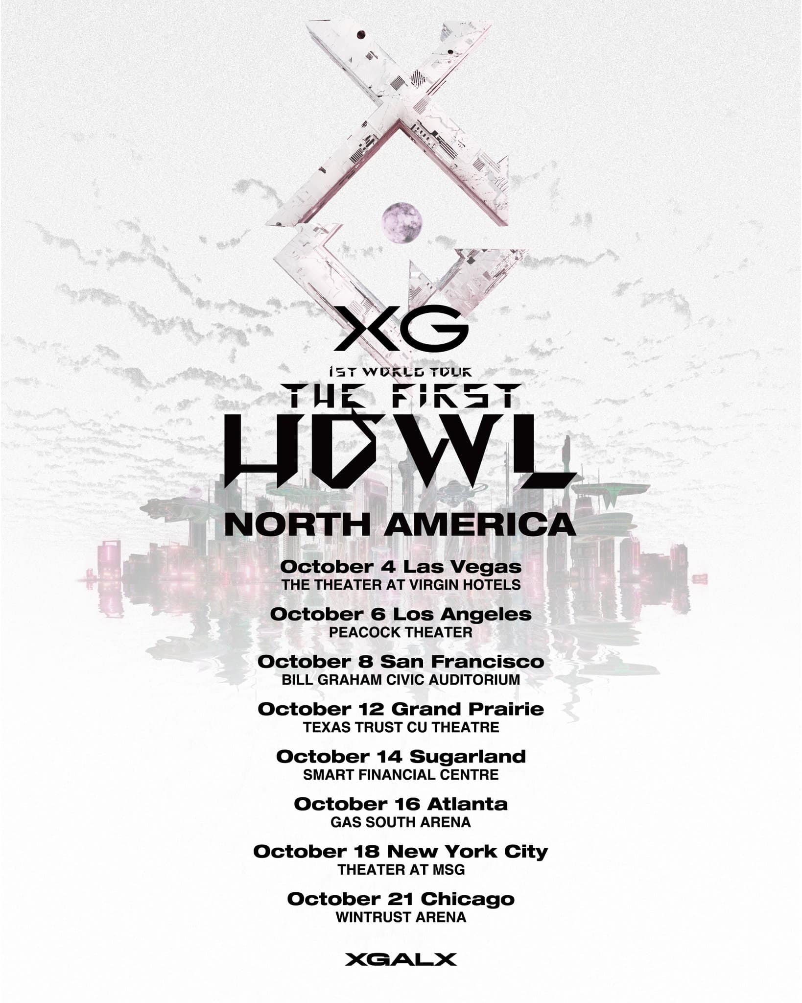 XG WORLD TOUR: THE CORE extends to North America! Tickets go on