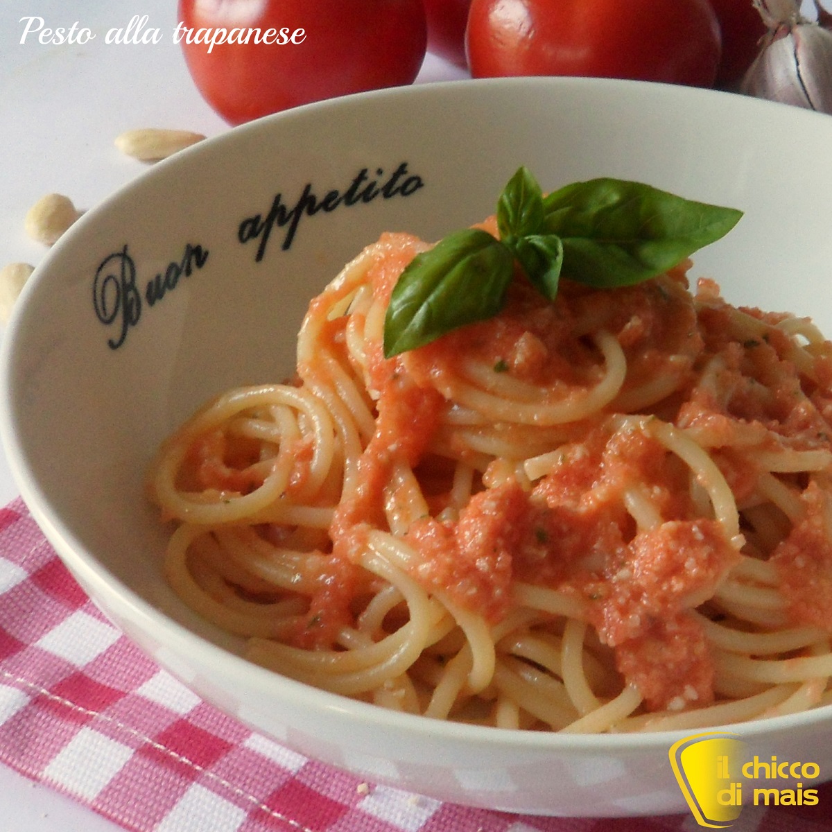 🍝 Pasta con PESTO ALLA TRAPANESE 🍝... - Il chicco di mais