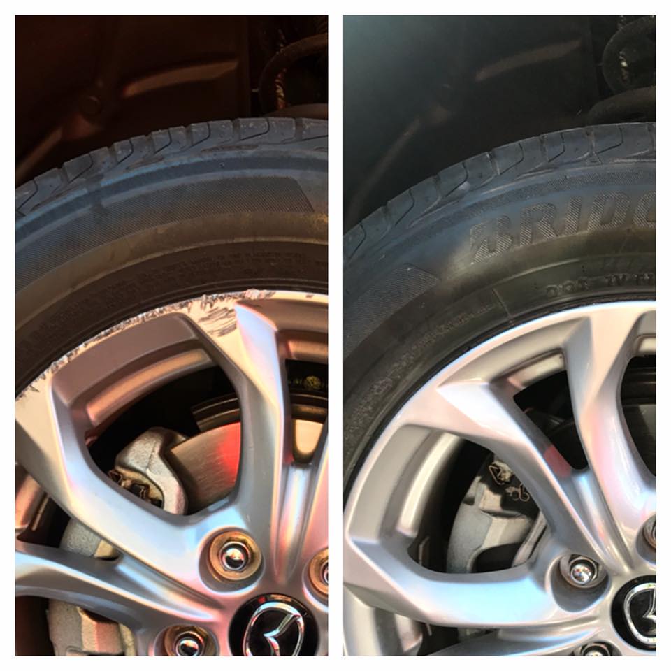 A before and after of this... - Oh Yea Wheel Repairs