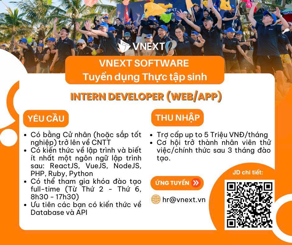 Phòng - VNEXT SOFTWARE là công ty chuyên cung cấp dịch vụ phát triển ...