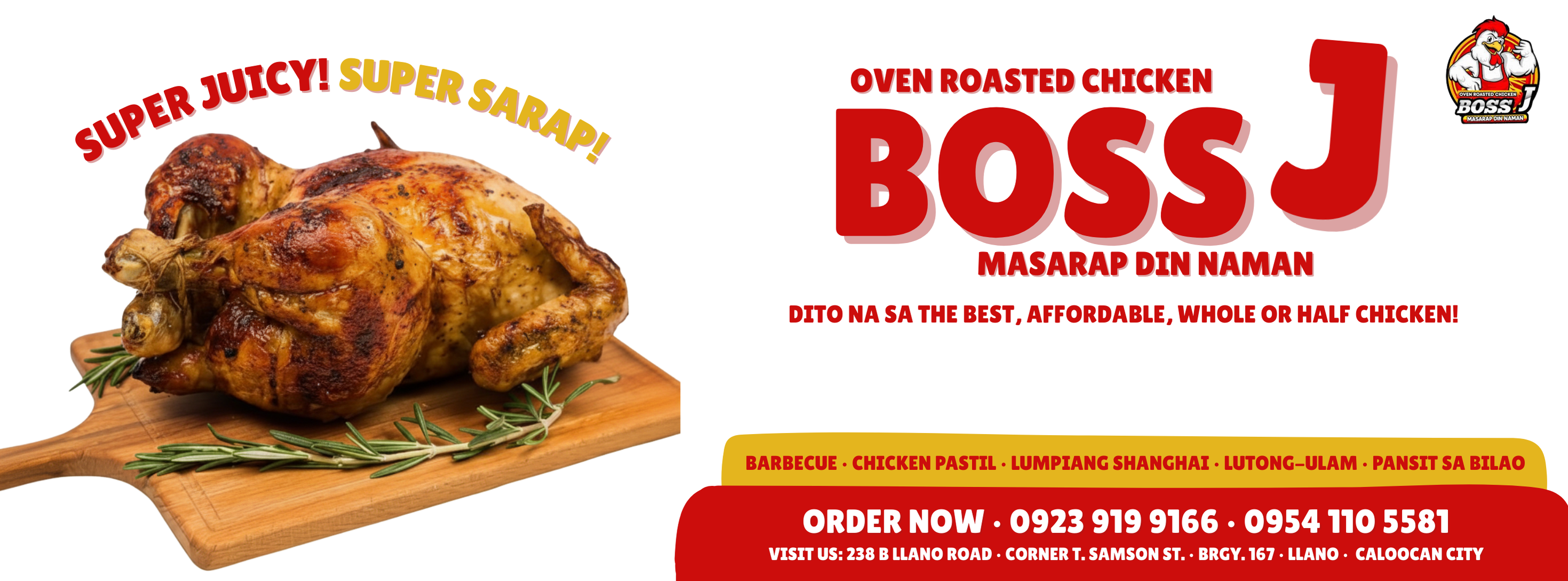 Boss J Oven Roasted Chicken - Caloocan Branch | Caloocan