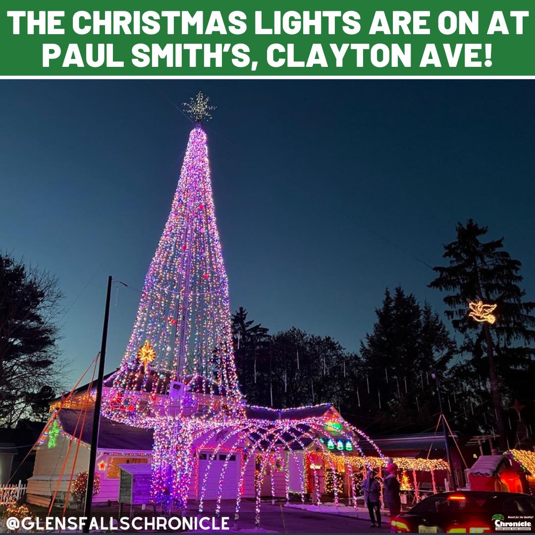 The Christmas lights are on at... Glens Falls Chronicle