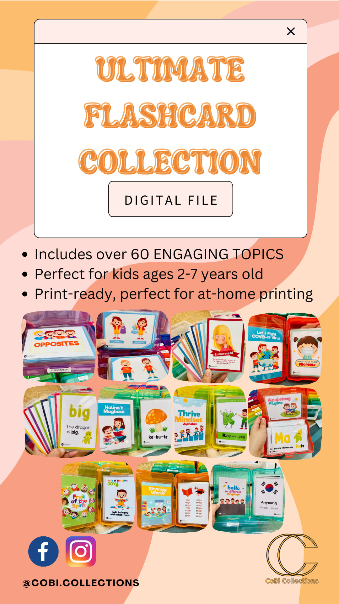 THIS IS NOT YOUR USUAL FLASHCARD 🤩... - CoBi Collections