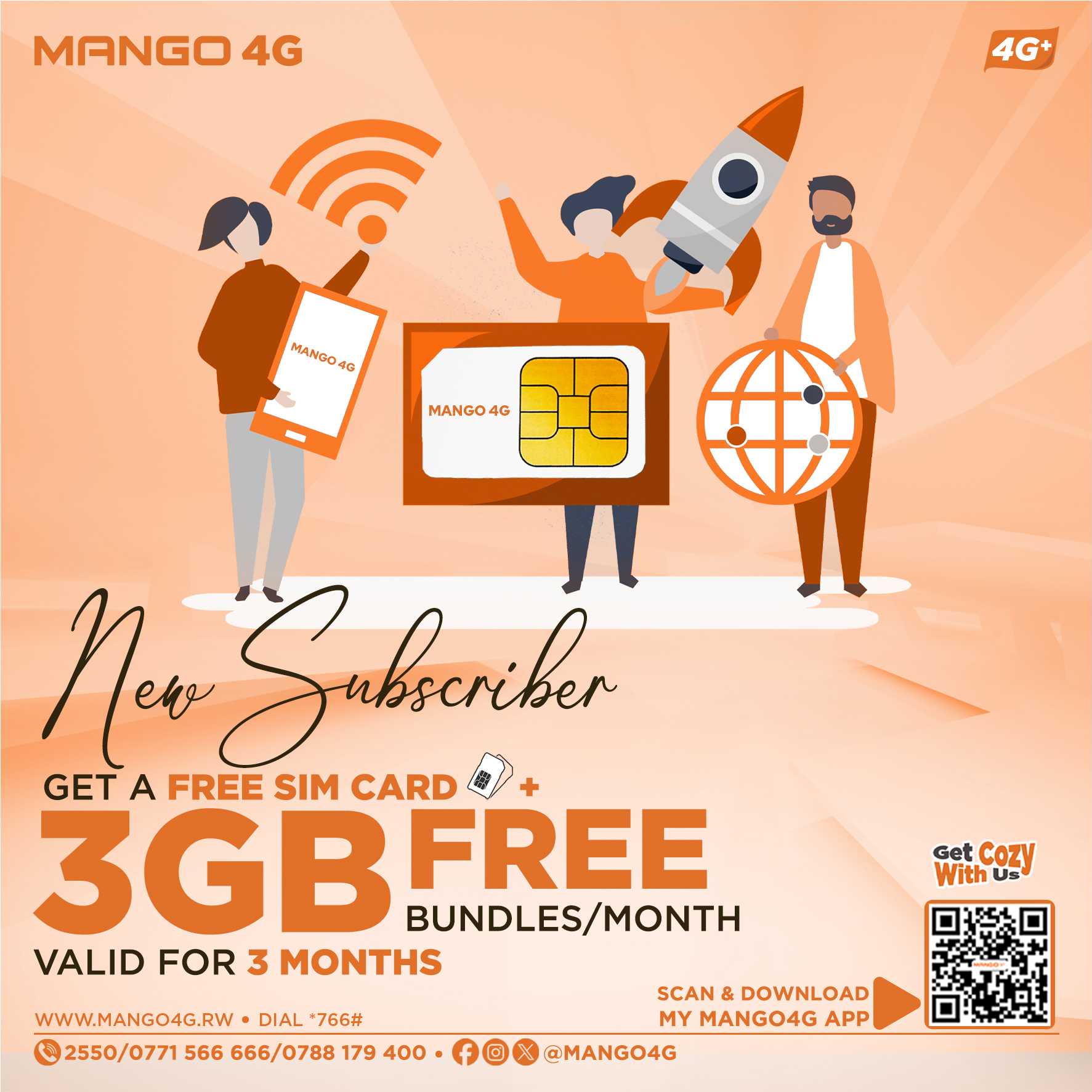 Mango 4G - New to Mango 4G?? Free SIM and 3GB each month... | Facebook