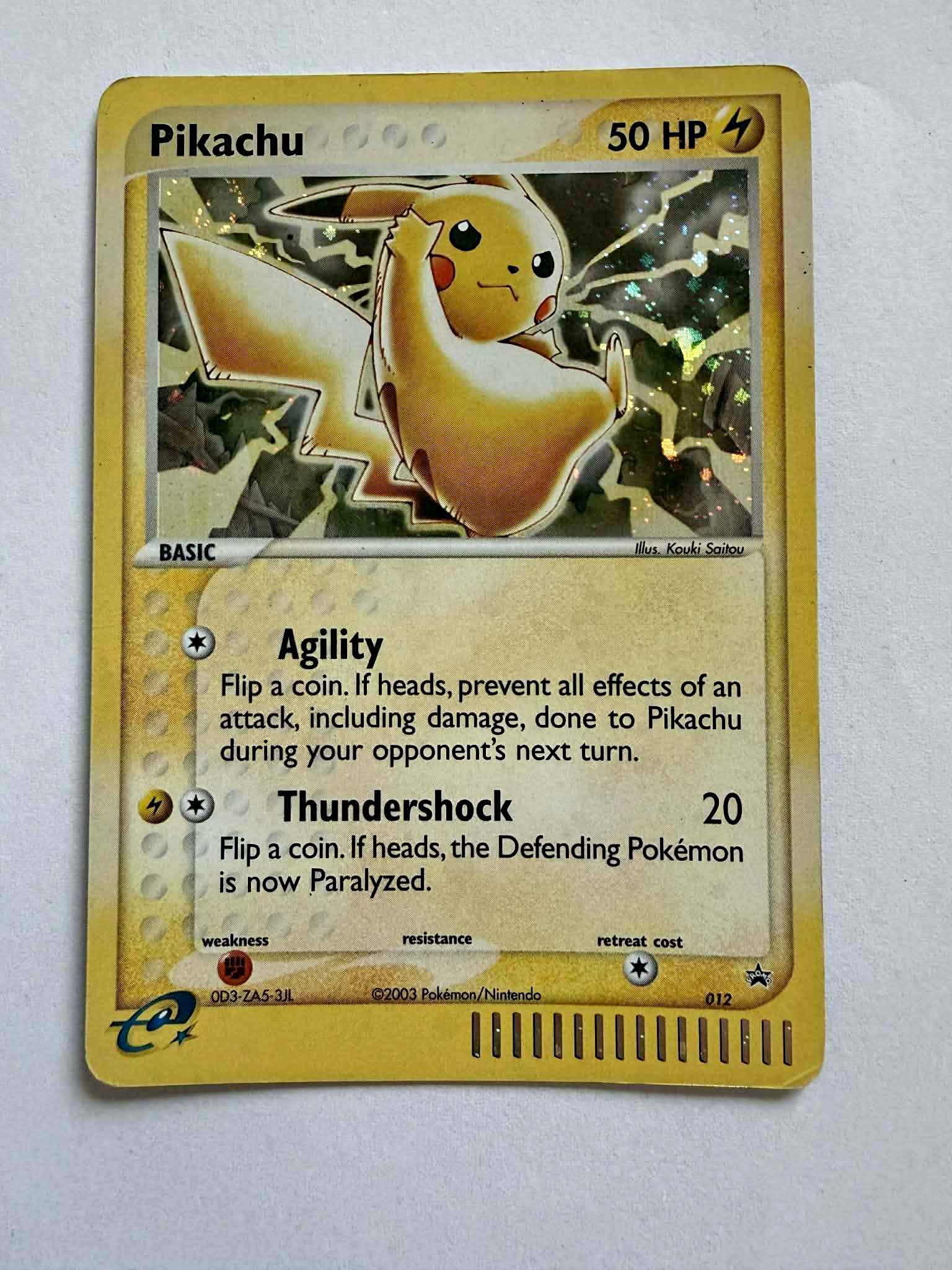 Pikachu 012 Black Star Promo E-Reader Holo Pokémon TCG HP - Card Games ...