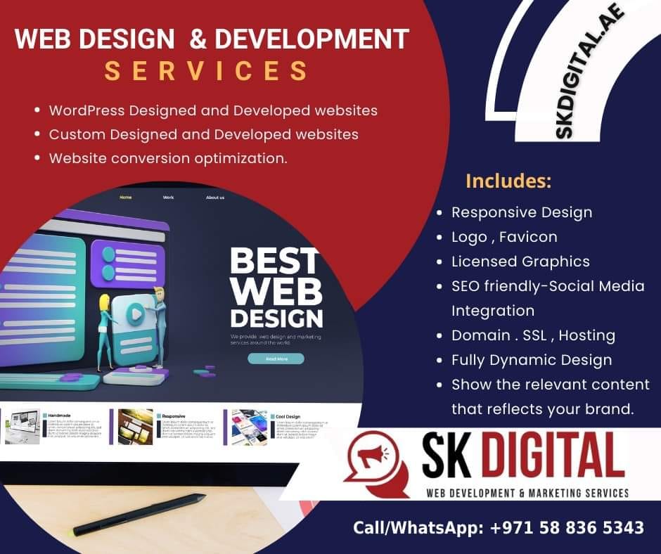 SK Digital - Web Development & Marketing Services | Dubai