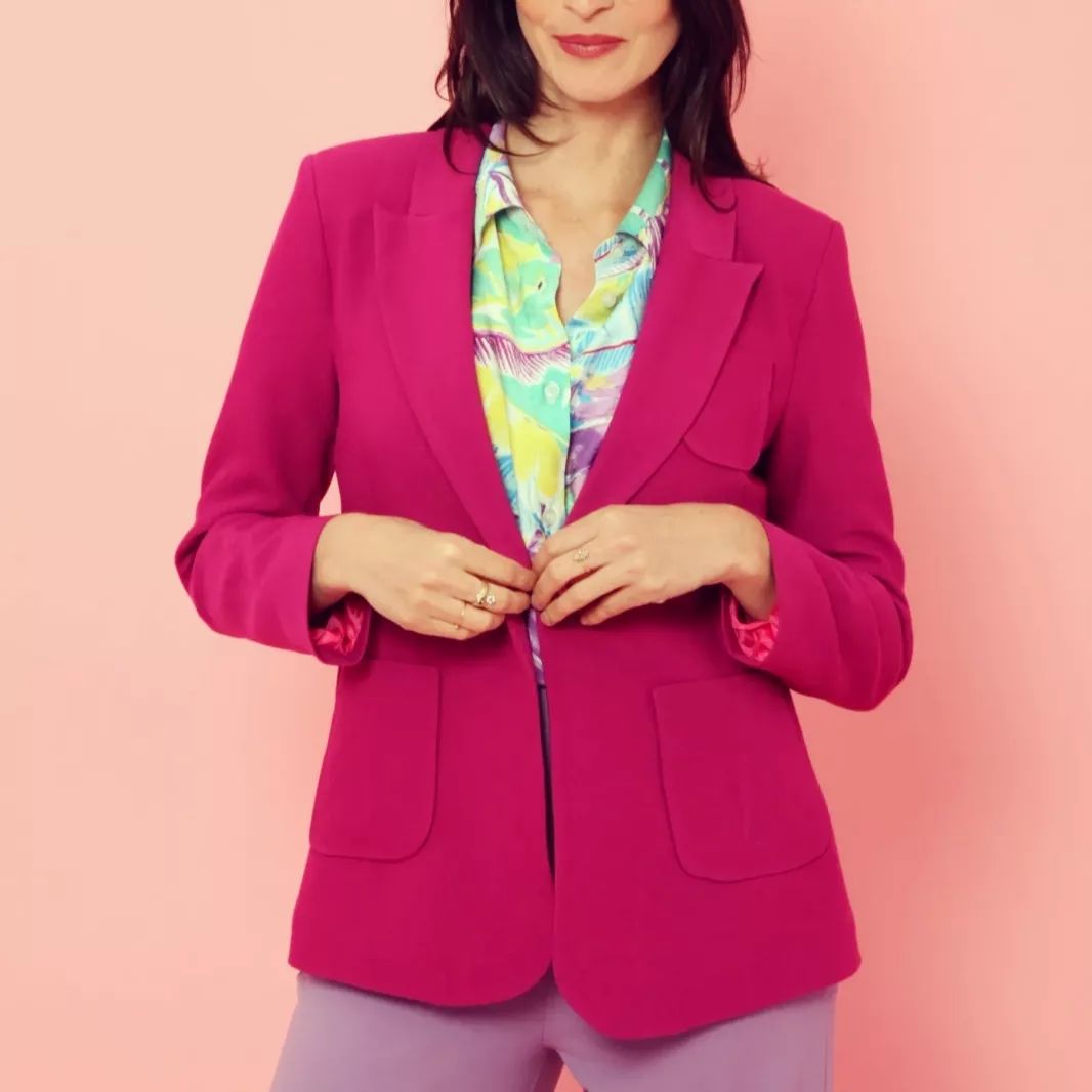 Veste HIPPOCAMPE Paris Taille 34 - Occasion Très Bon état - Couleur Verte