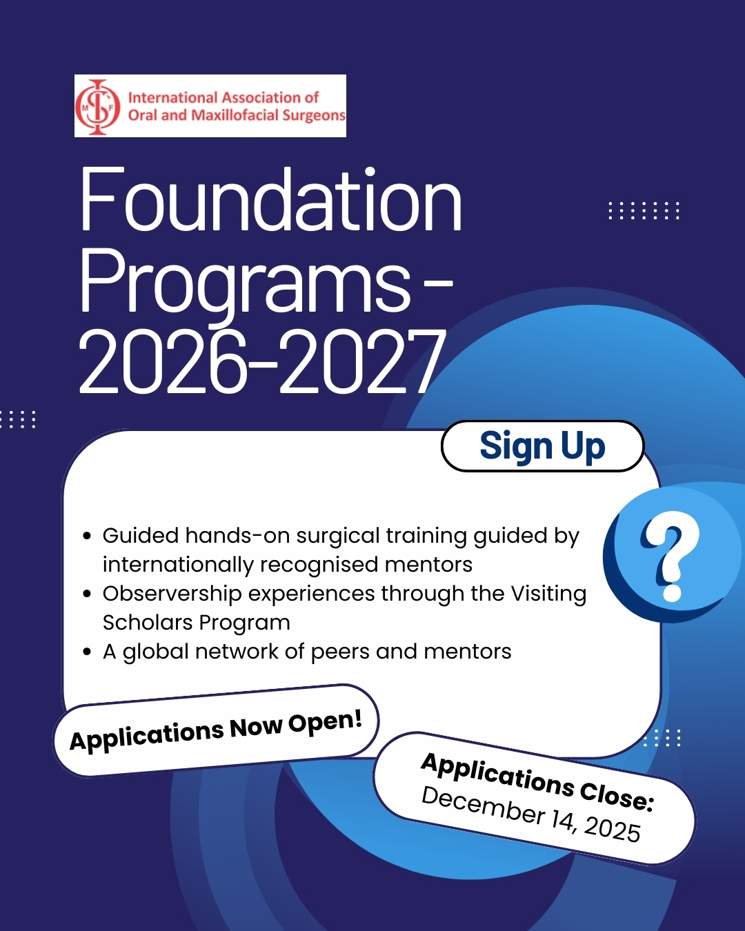 📢 Applications are now open for the @iaomscommunications Foundation’s ...