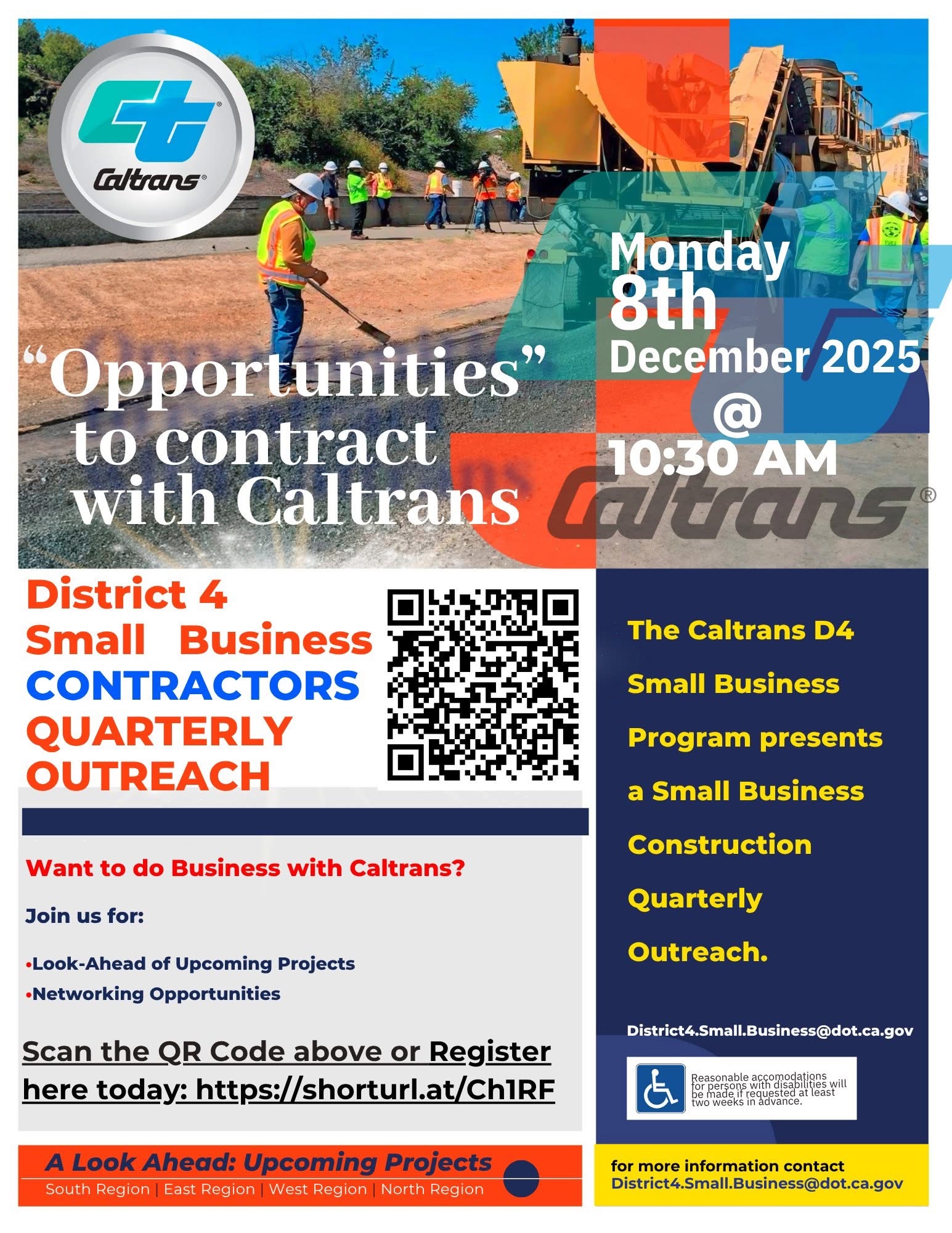 Calling All Small Business... - Caltrans Bay Area-District 4 | Facebook