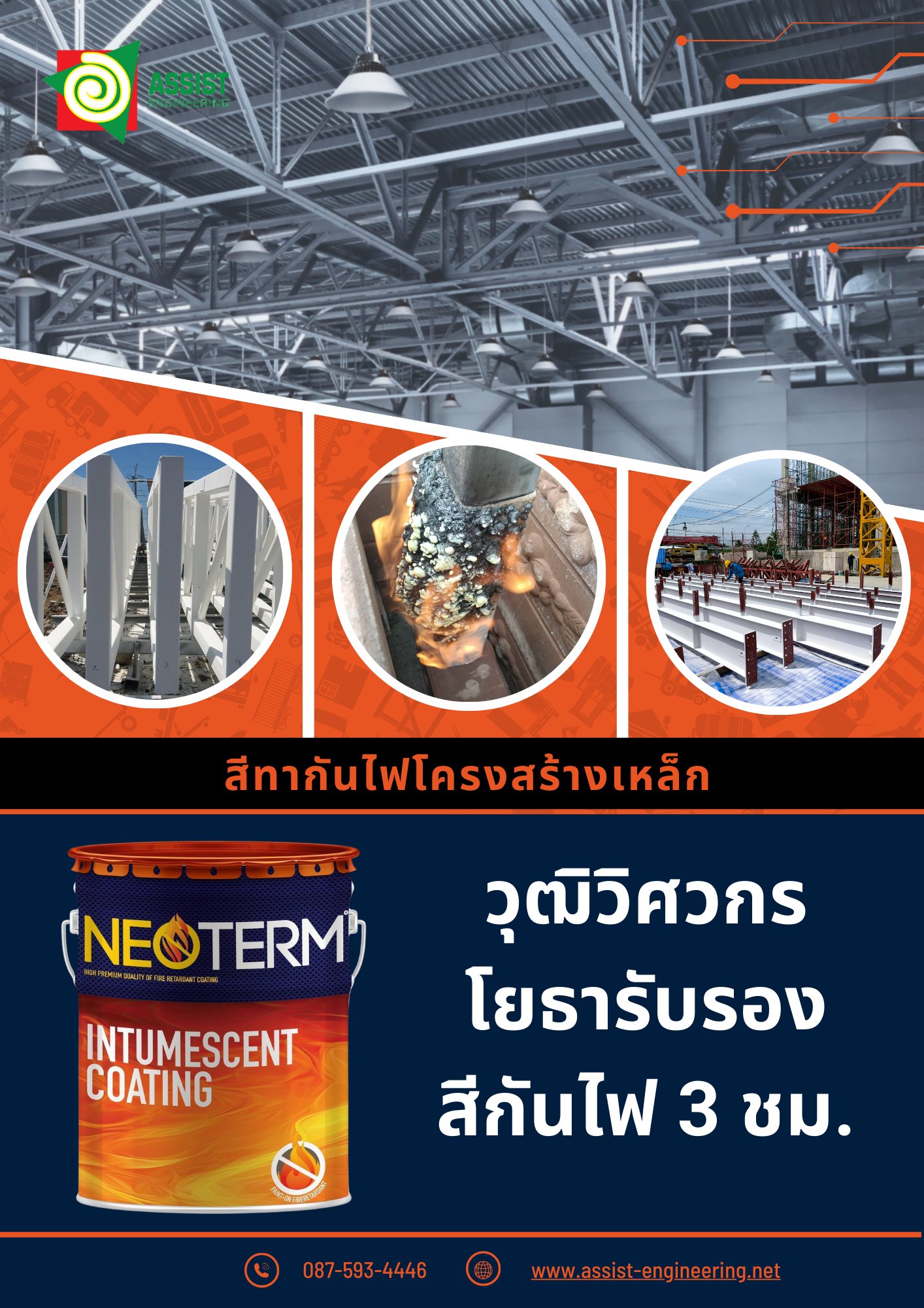Neoterm - สีทากันไฟ Neoterm Coating ประเภท Intumescent สูตรน้ำมัน เป็น ...