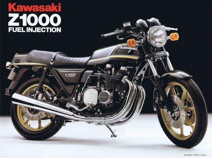 1980 KAWASAKI Z1000 F1 brochure