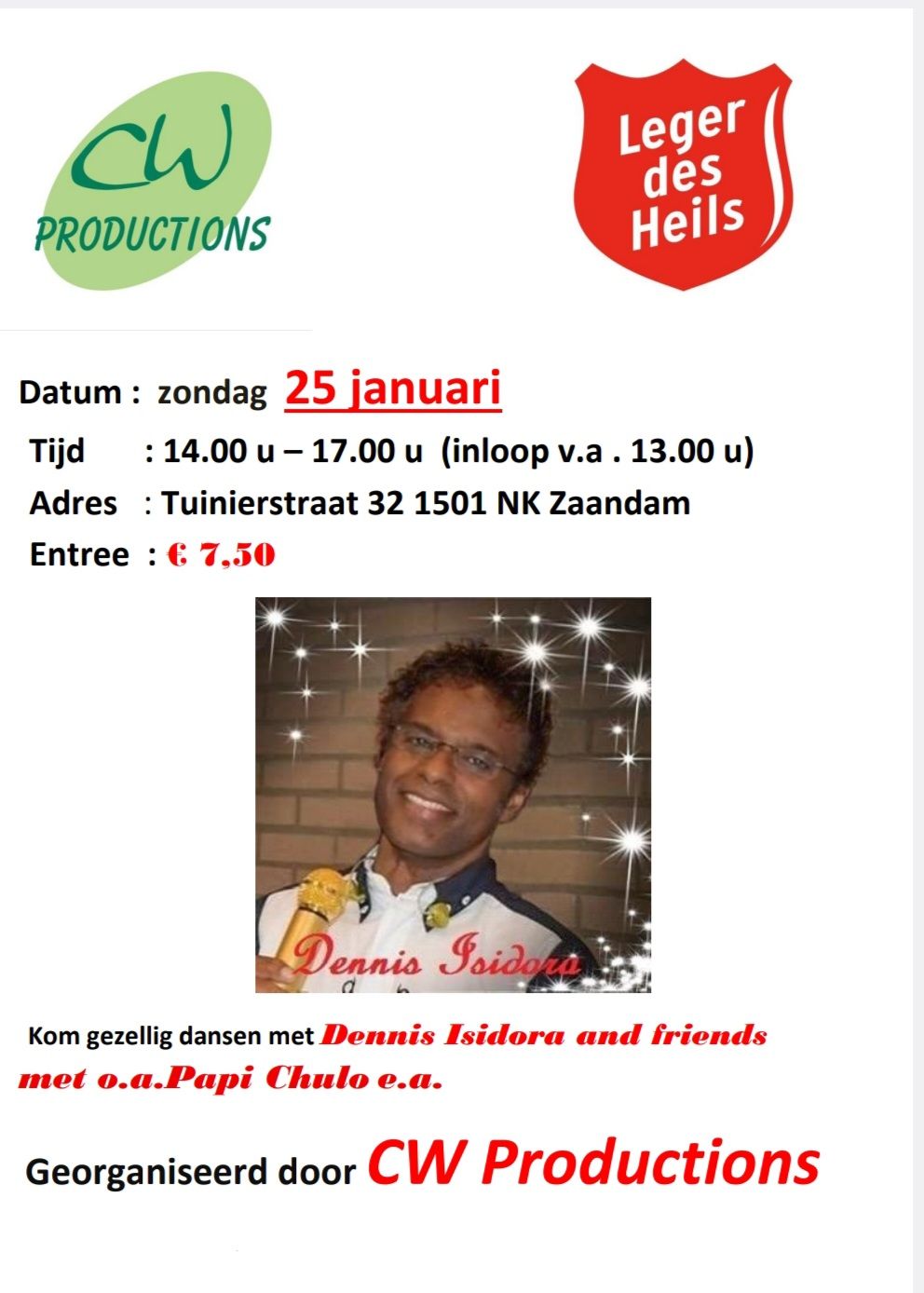 Live Muziek Dennis Isidora and Friends