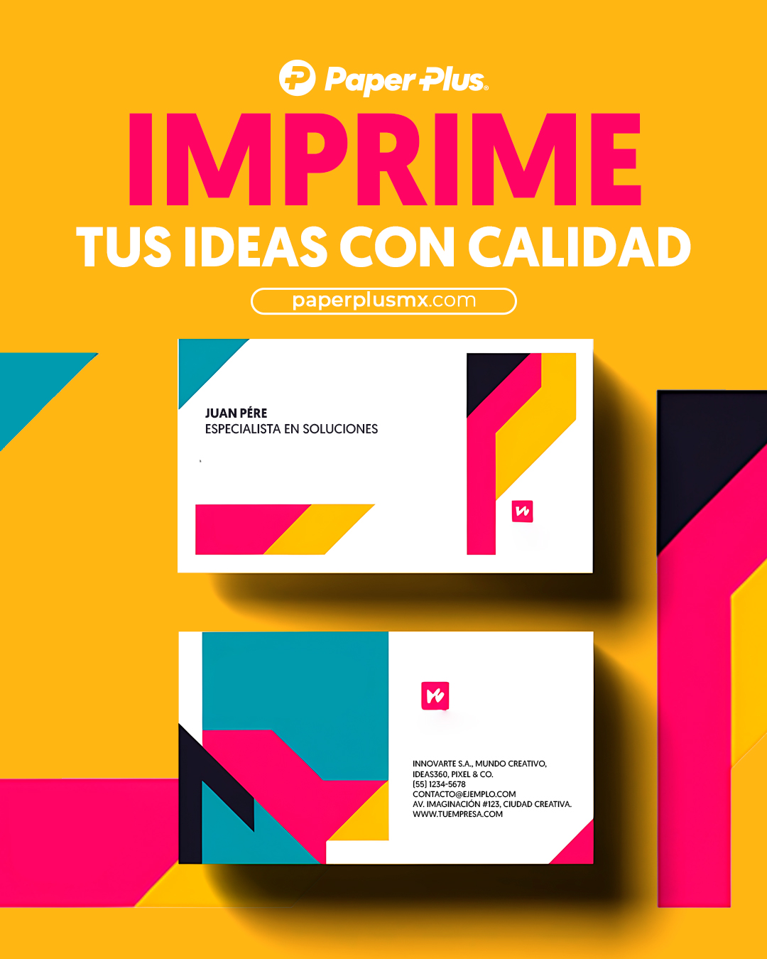 Paper - En Paper Plus imprimimos calidad que se nota. Desde tarjetas de ...