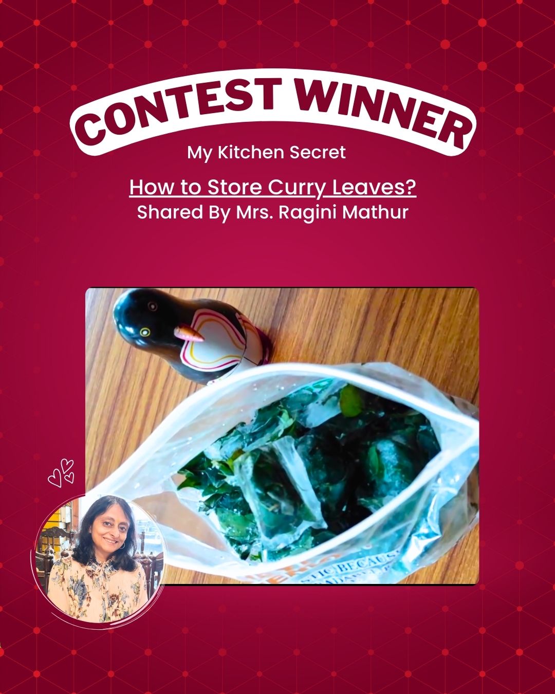 Ajanta - 🎉 🎉 Congratulations to Mrs. Ragini Mathur for winning the 