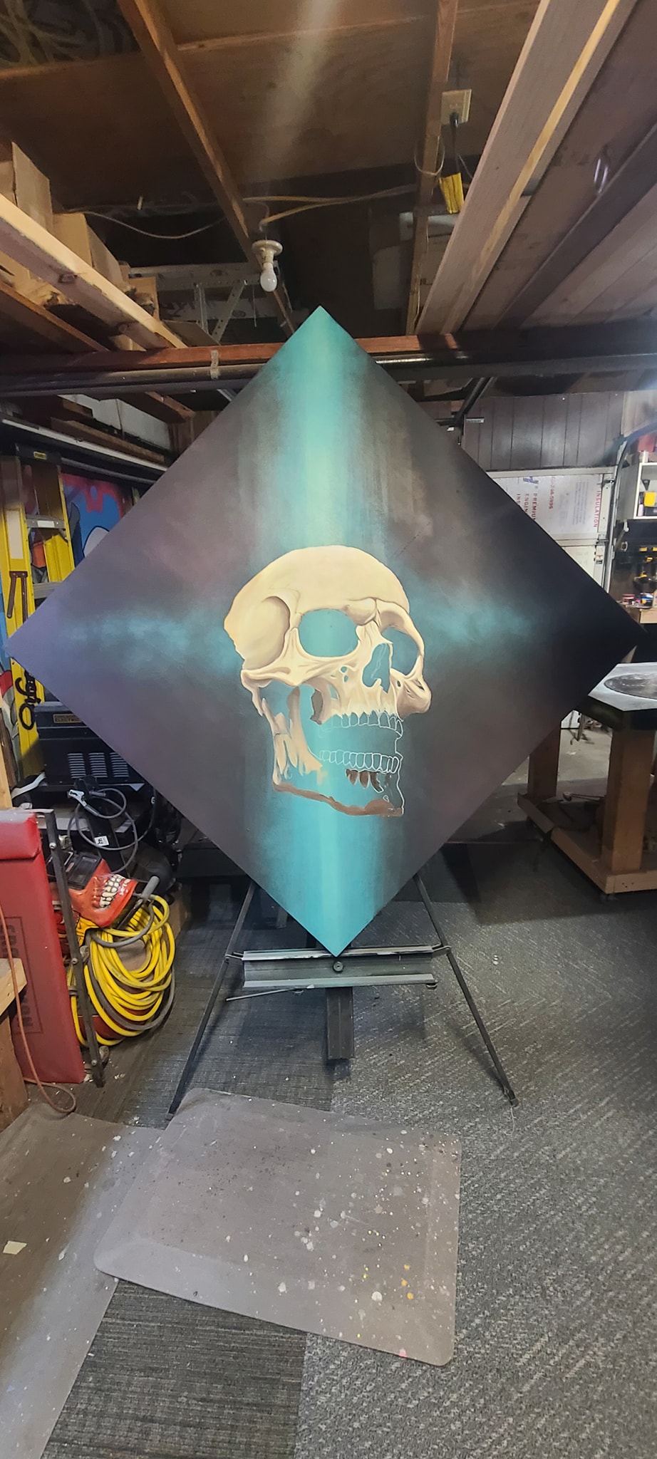 New step Work in progress 60*40 inches