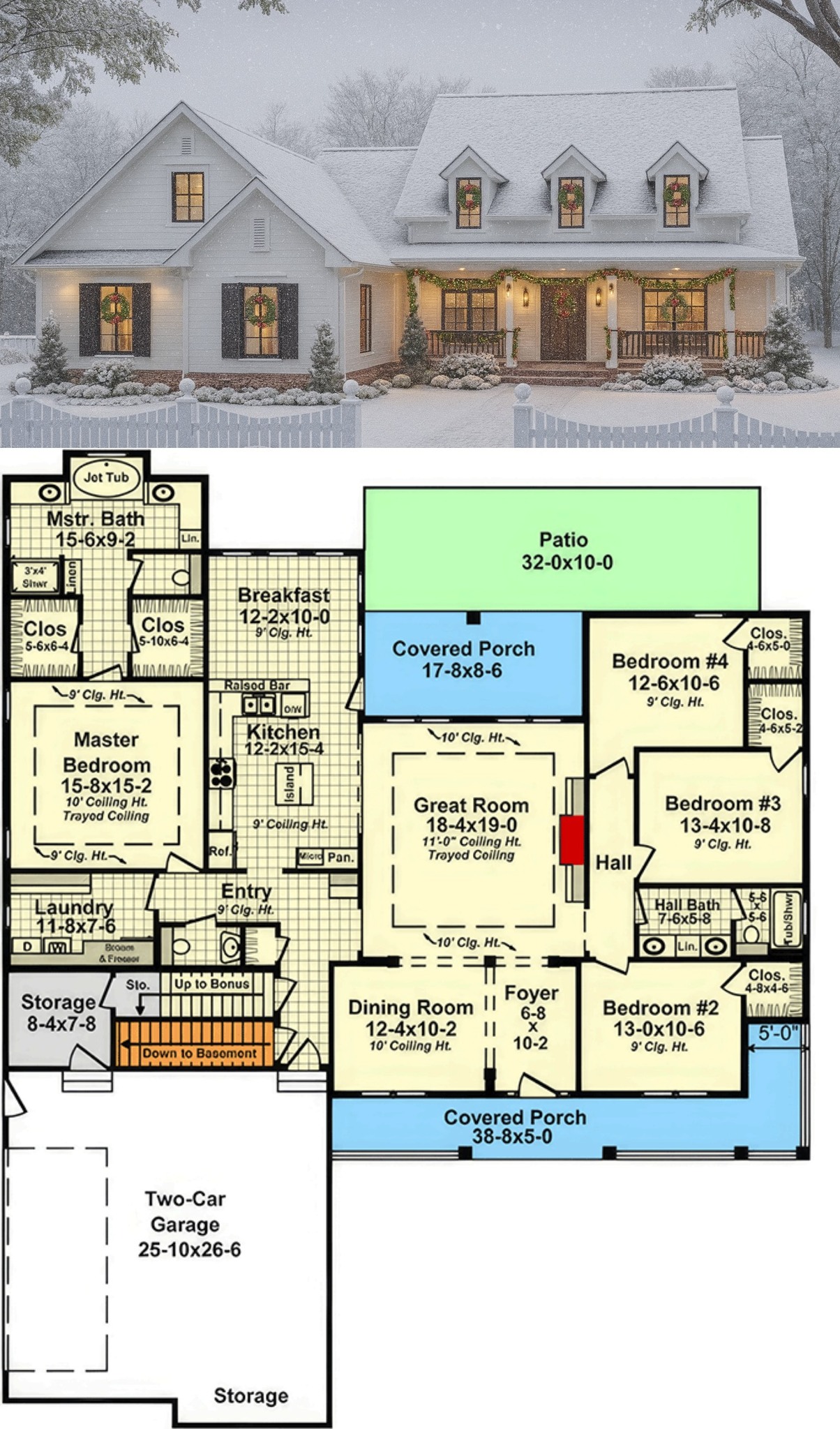 Dream - Modern Farmhouse with Main-Level Master and Optional Bonus ...