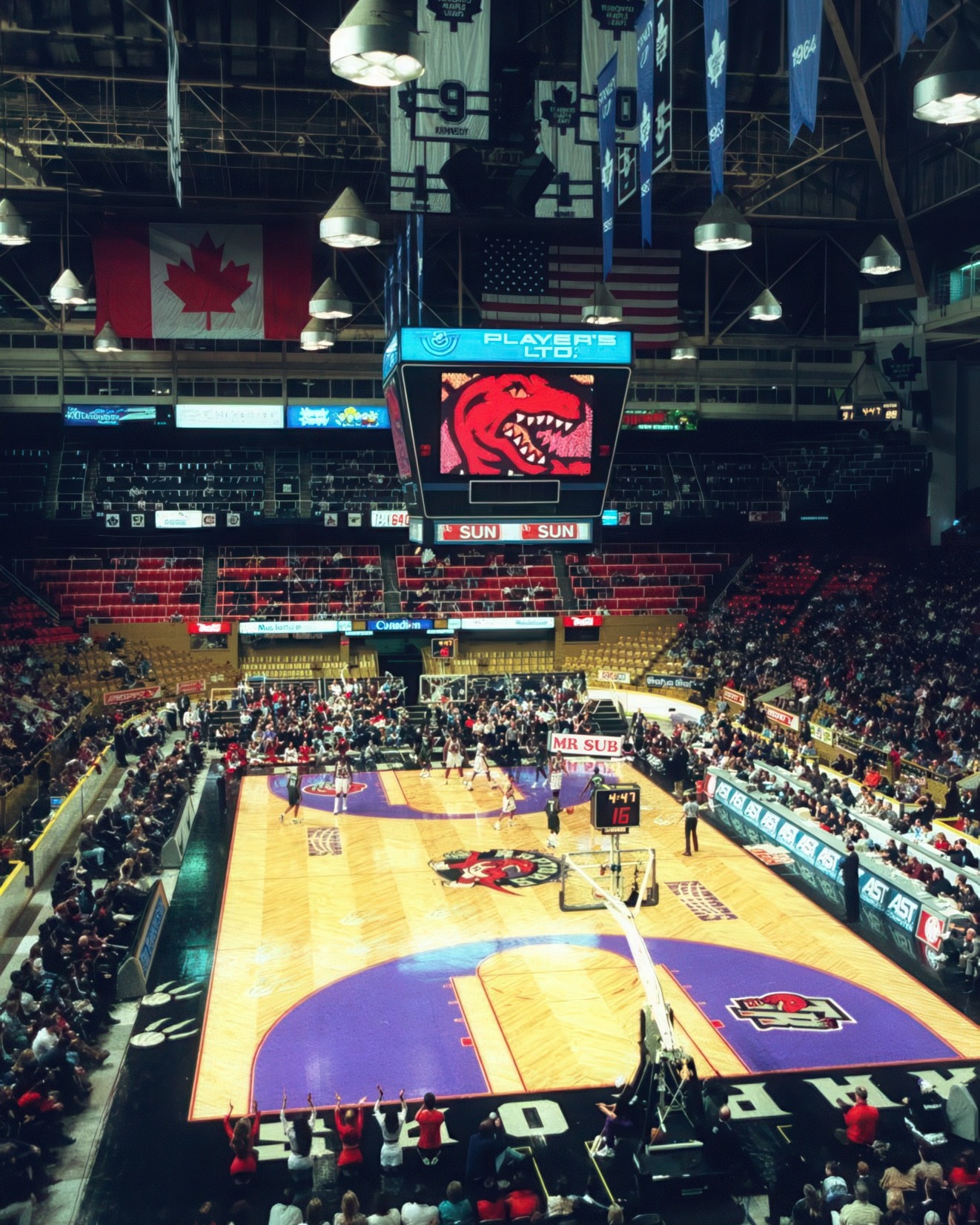 The Toronto Raptors playing Maple... - Old Toronto Series | Facebook