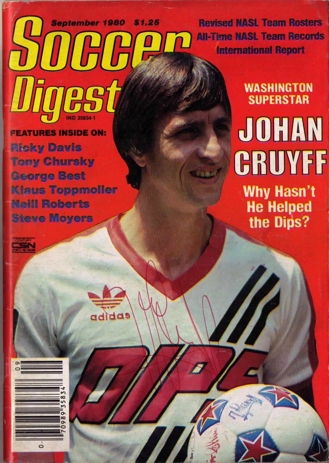 Johan Cruyff (Washington Diplomats, 1980).