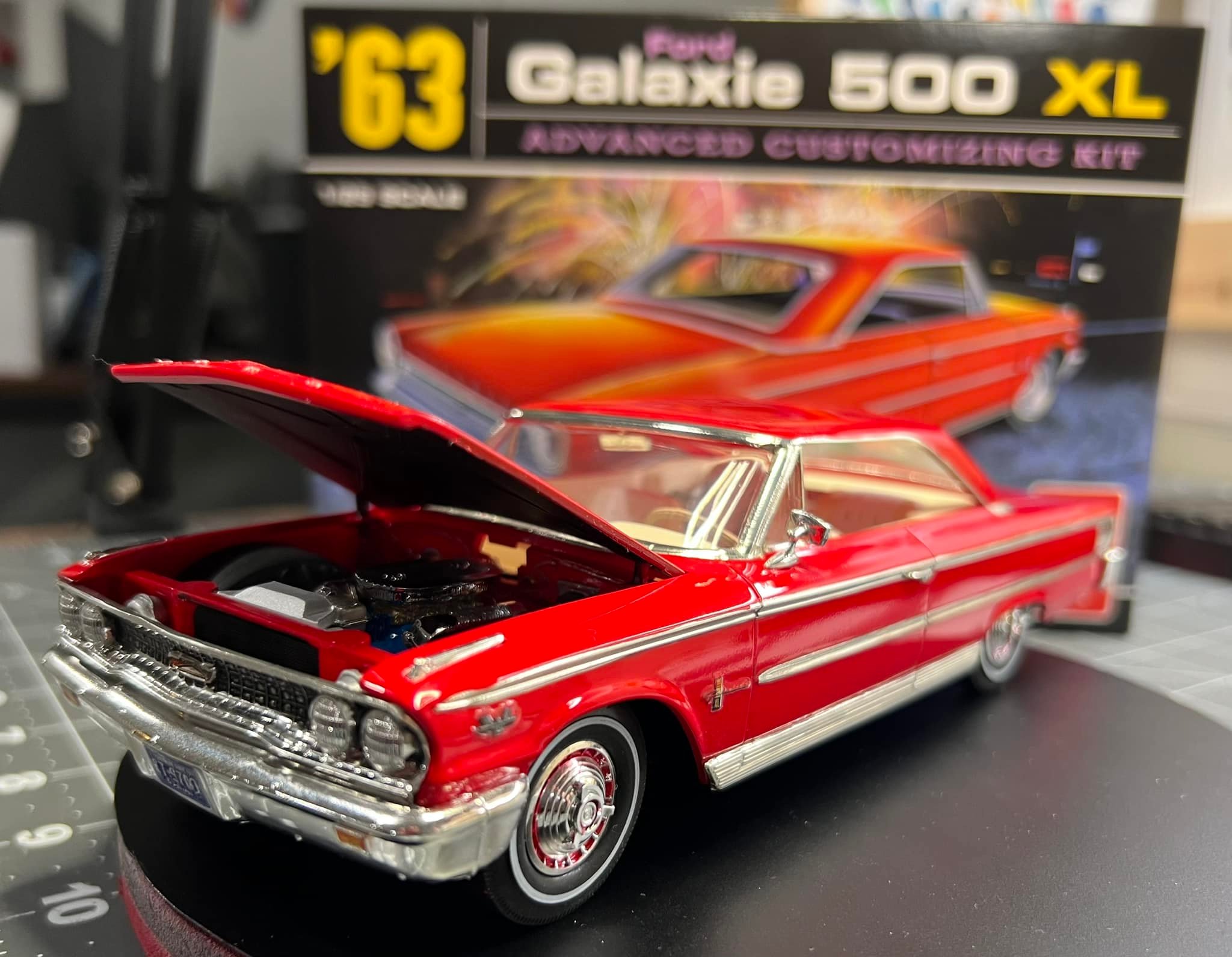 Finished building a model car with a stock look