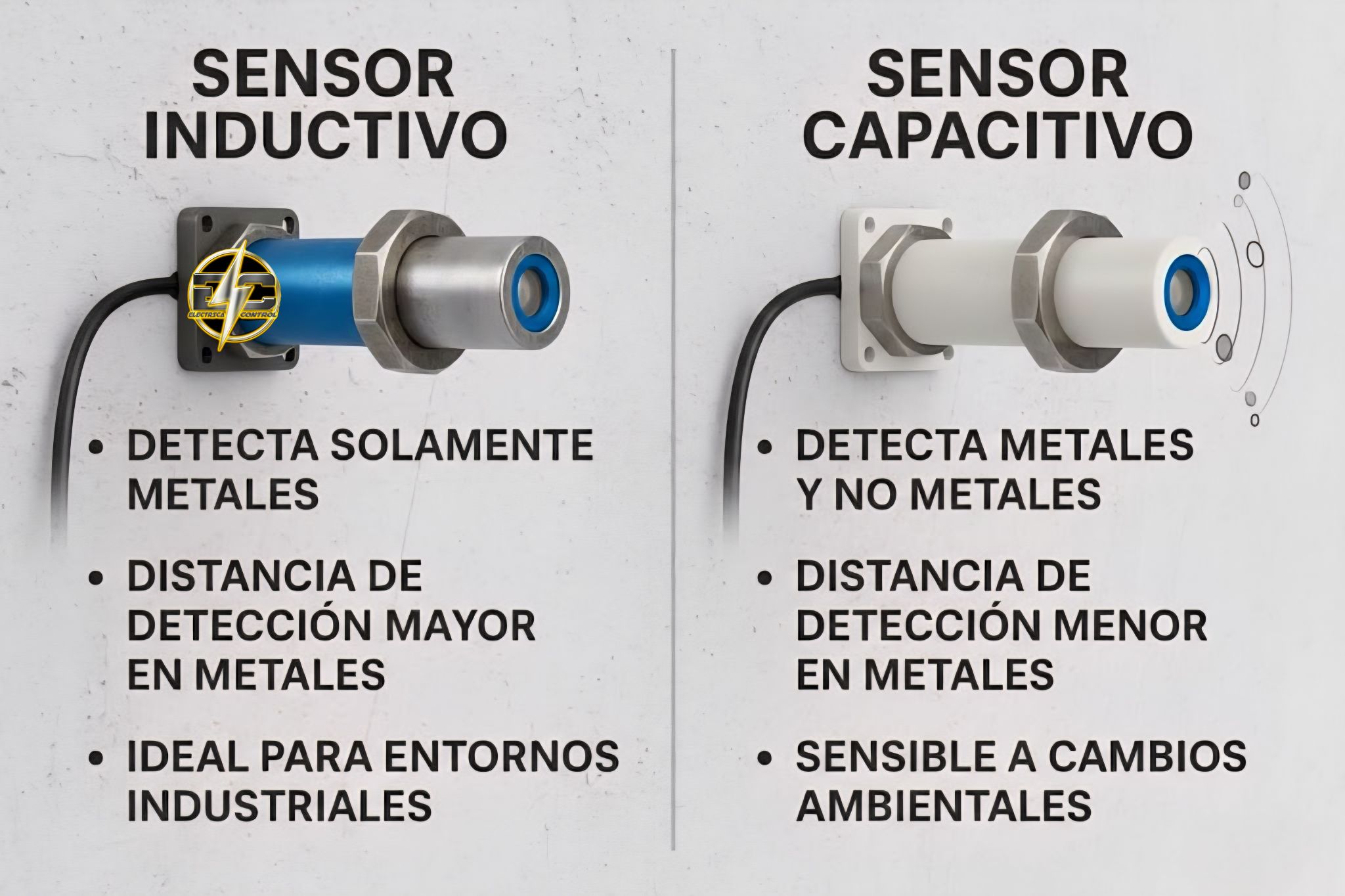 Un sensor capacitivo es un dispositivo... - Electrica Control | Facebook