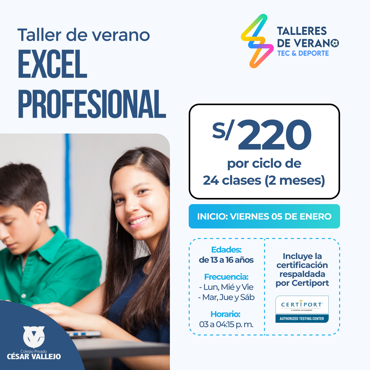 Potencia tus habilidades... - Colegio César Vallejo - SMP