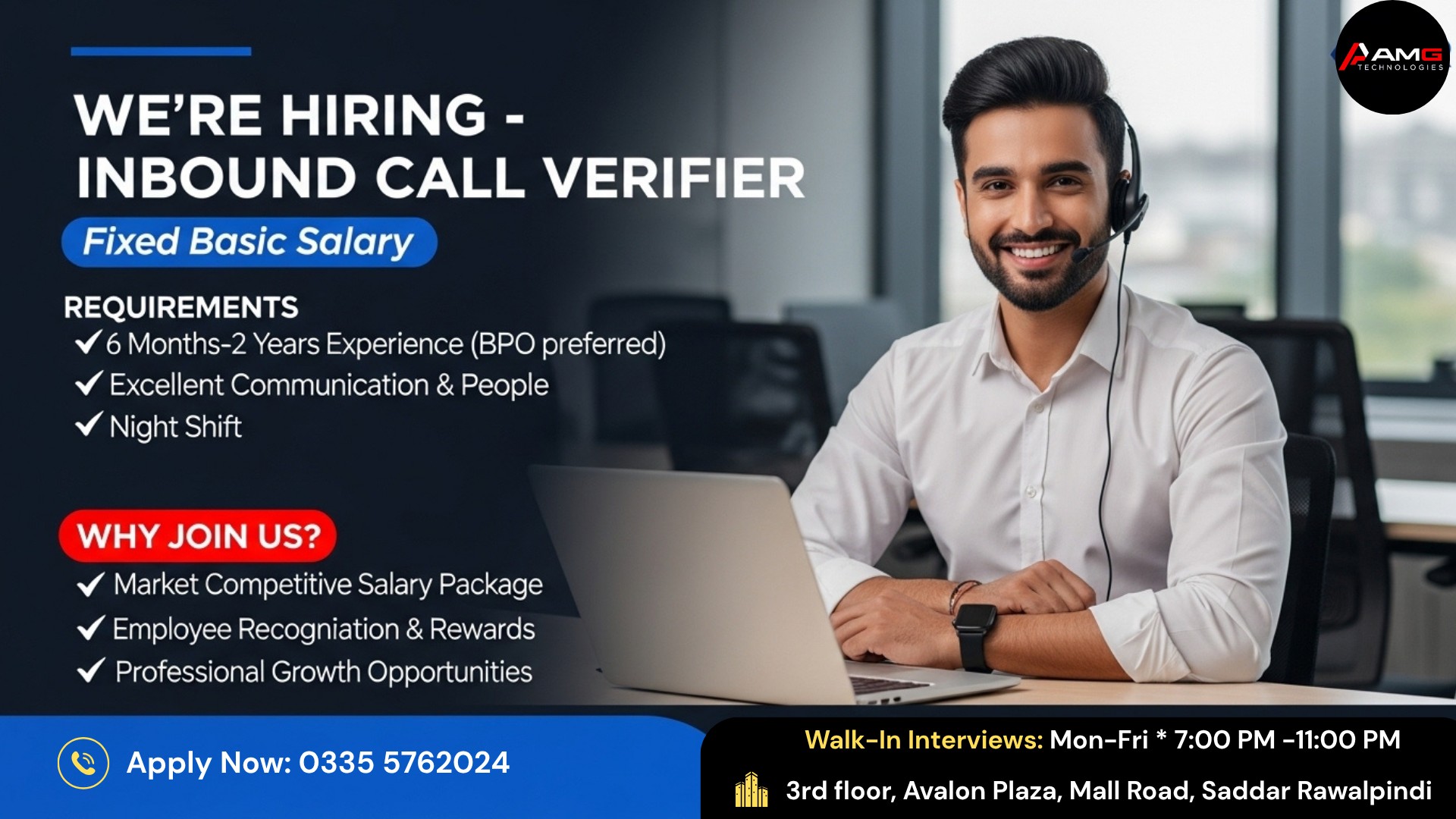 AMG - 🚀 Your Next Career Opportunity Is Here! Walk in for interviews ...