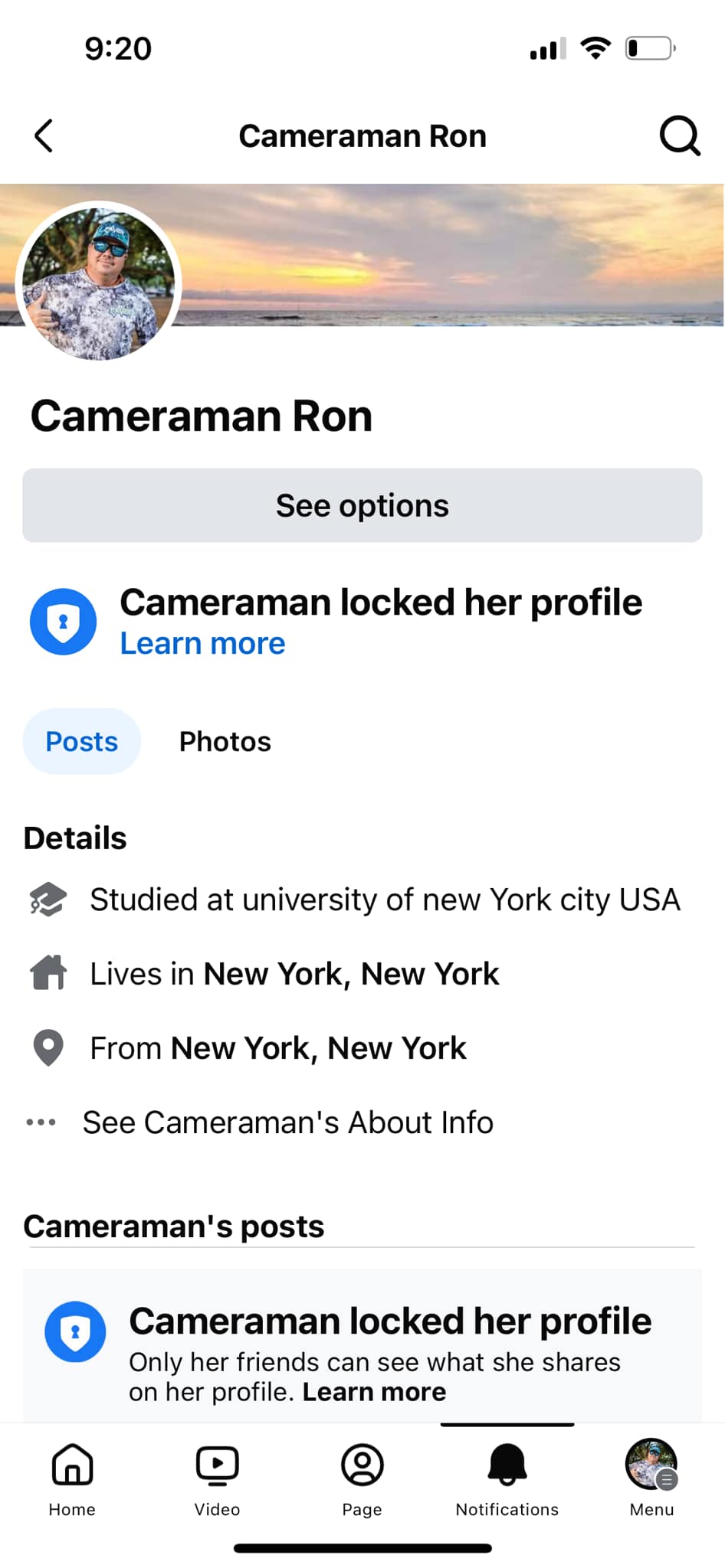 Cameraman Ron