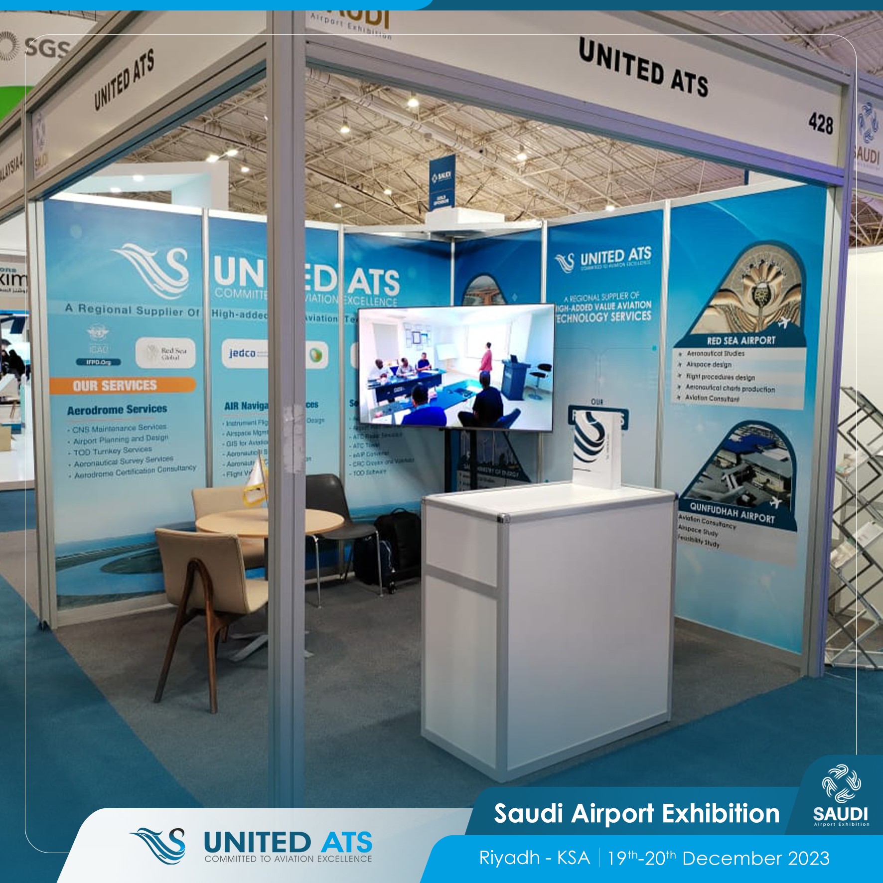 United ATS - The journey began at the Saudi Airport...