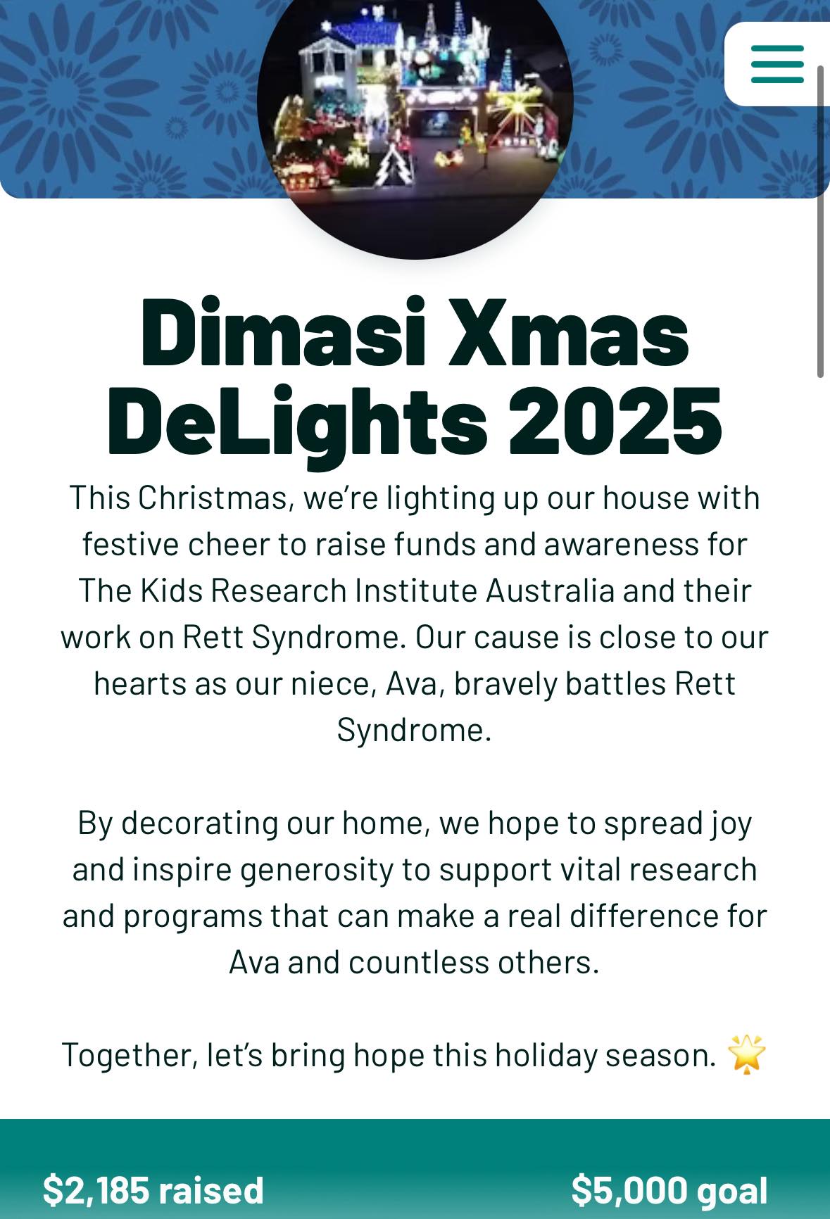 🌟 WE’VE PASSED $2,000! 🌟 A massive... - Dimasi Xmas DeLights | Facebook