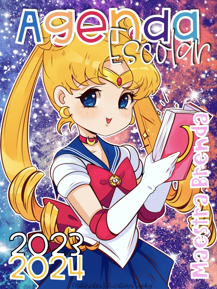 AGENDA SAILOR MOON 2023-2024... - Materiales educativos Cooky