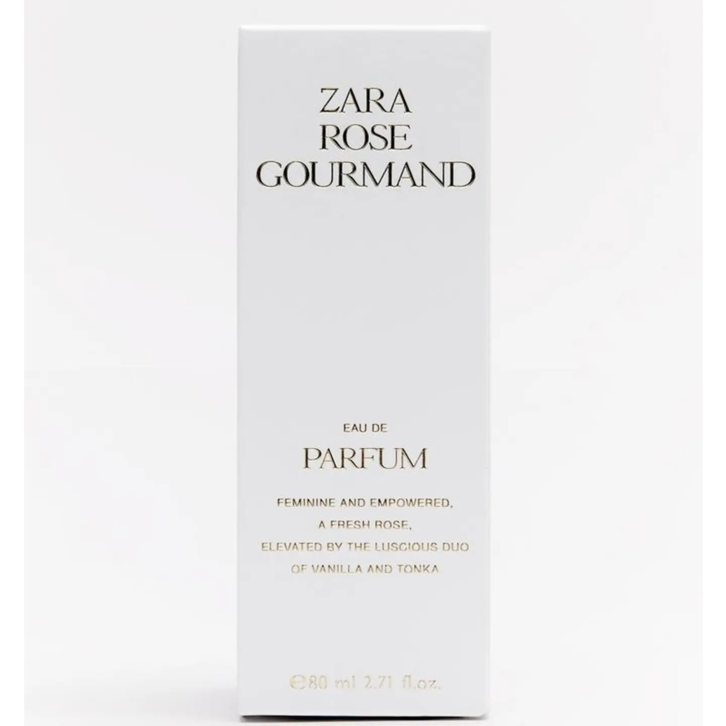 Parfum Zara Rose Gourmand Pour Femme - 80 Ml, édition Limitée, Notes De Rose, Vanille Et Jasmin