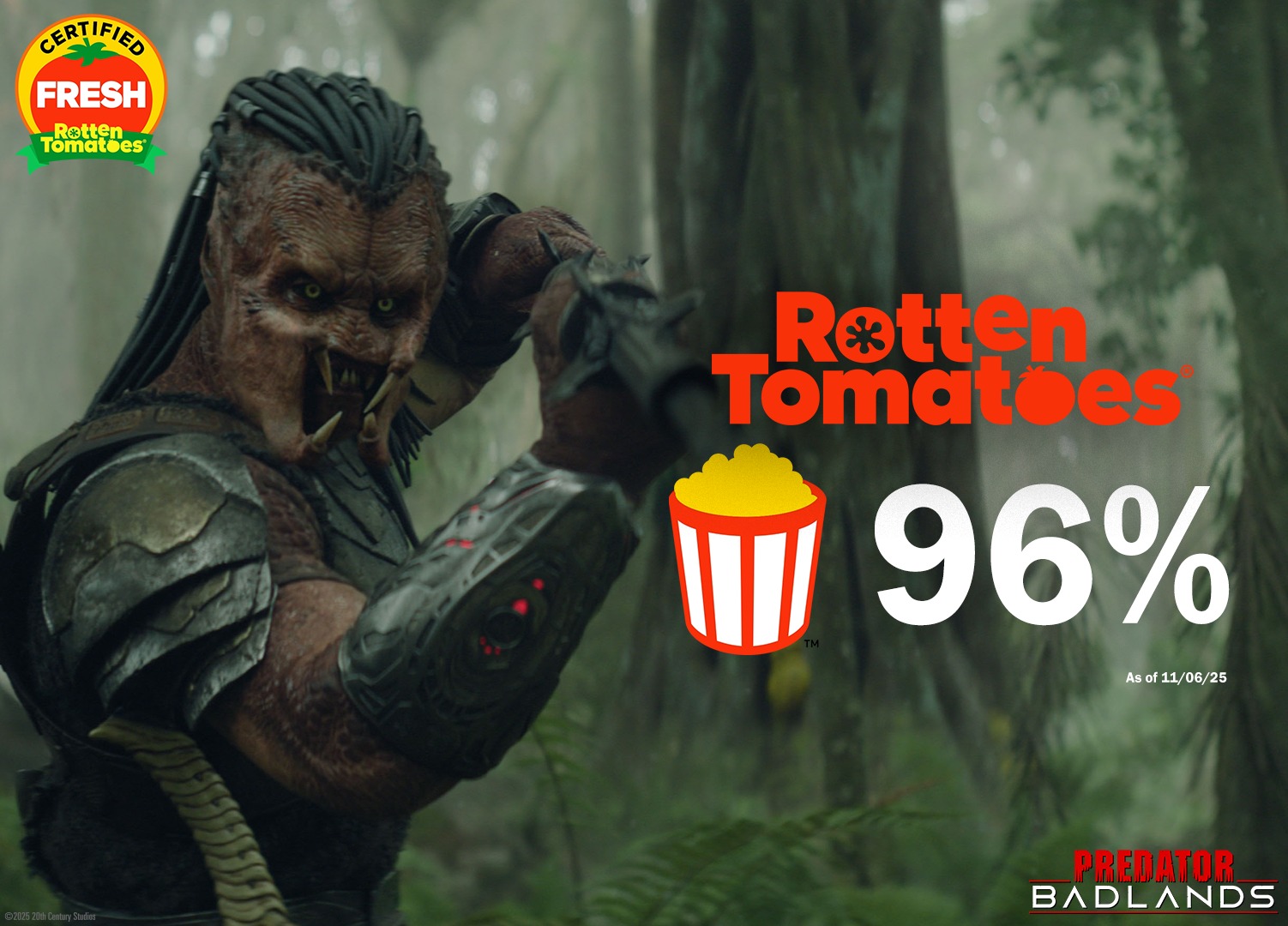 Predator - Audiences and critics agree, Predator: Badlands... | Facebook
