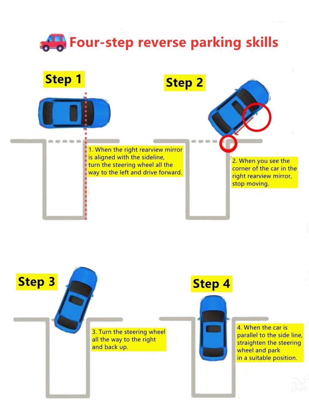 Marscottech - Four steps to reverse park | Facebook