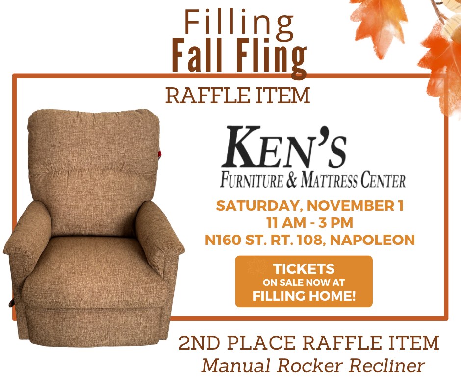 Filling - 🎟️ **2nd Place Raffle Prize Reveal!** 🎉 Kick back and relax ...