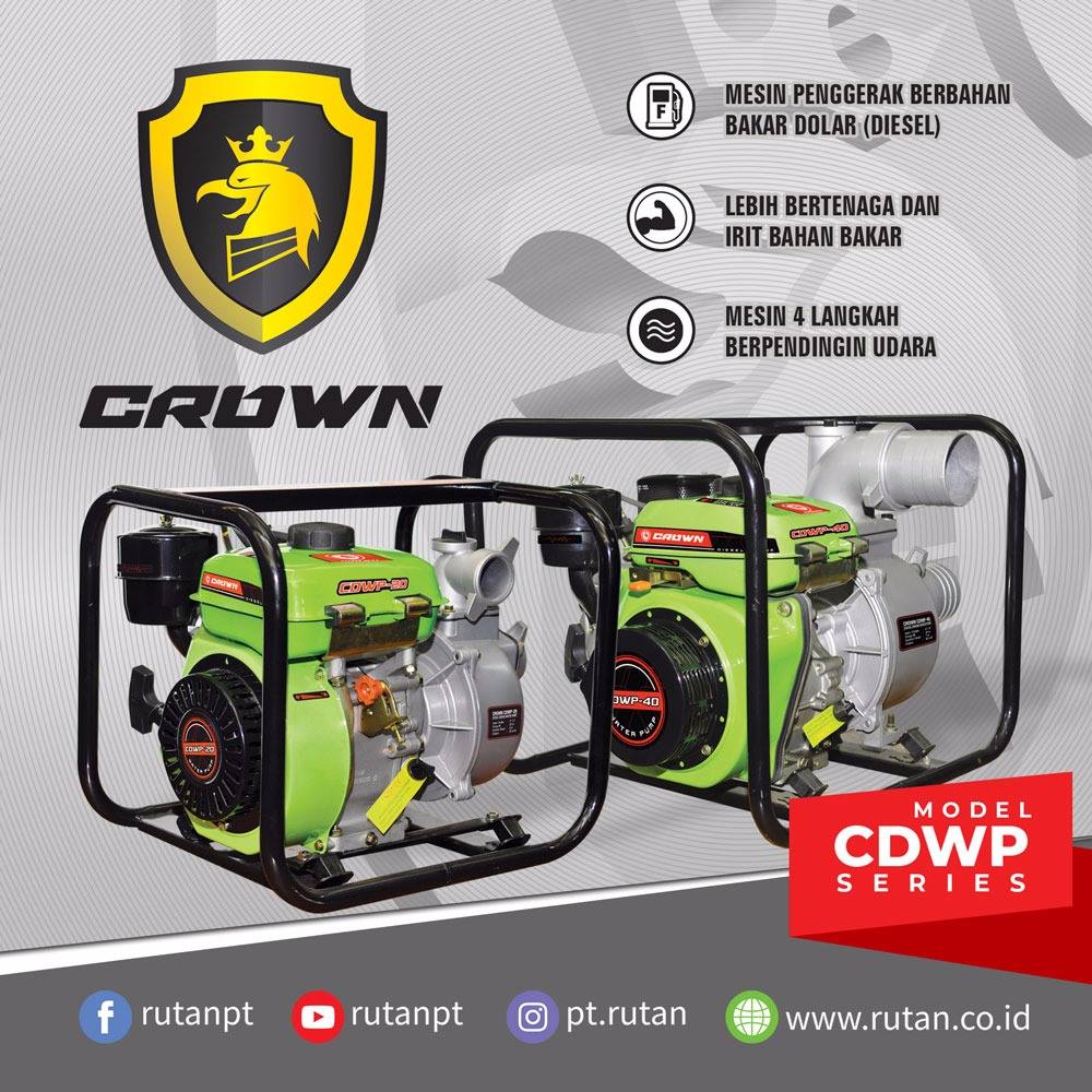 PT - -CROWN CDWP SERIES- + Bentuk yang ergonomis dan mudah dibawa ...