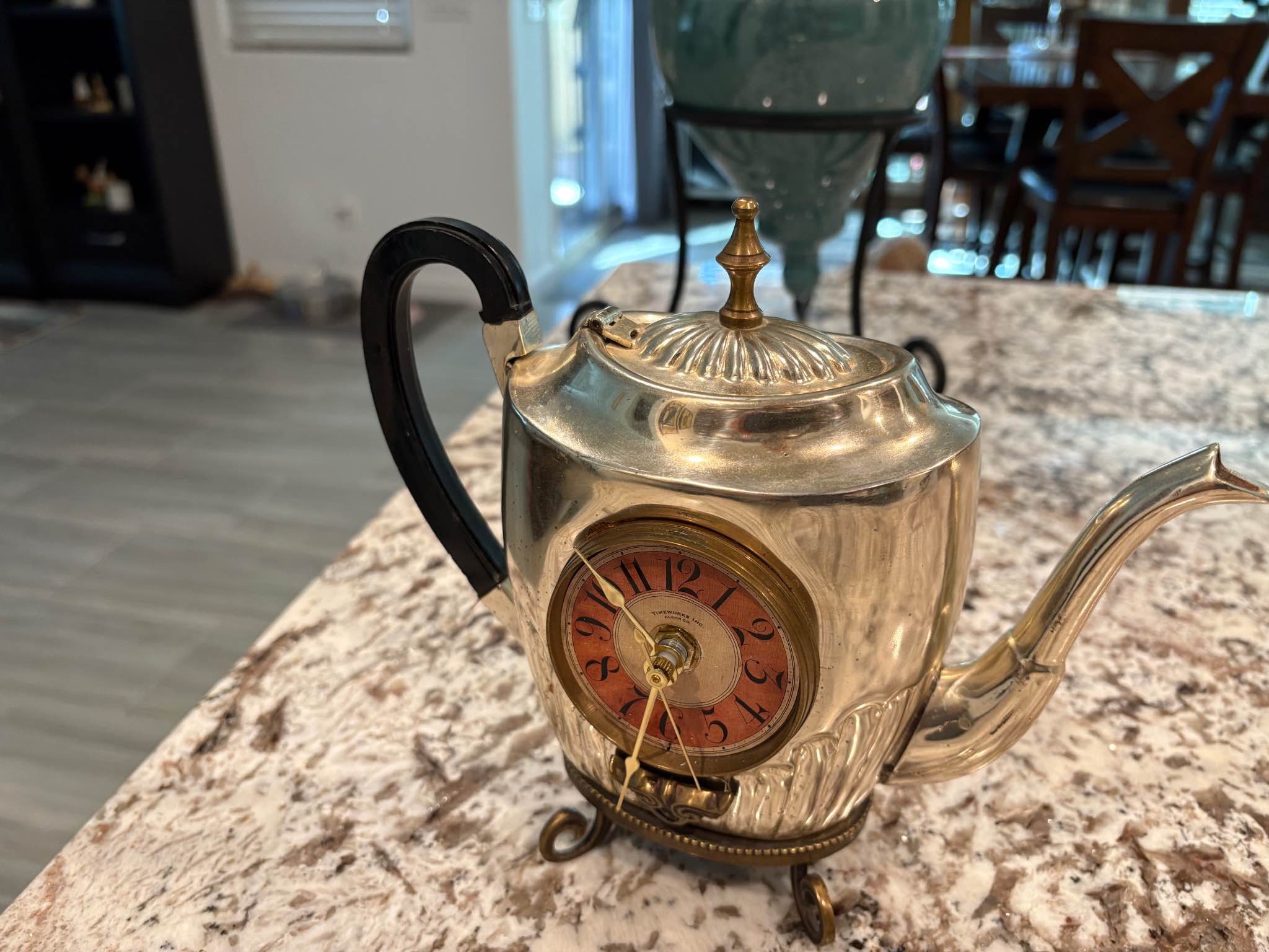 Tea pot clock. Vintage tea pot clock - Desk, Mantel & Shelf Clocks ...