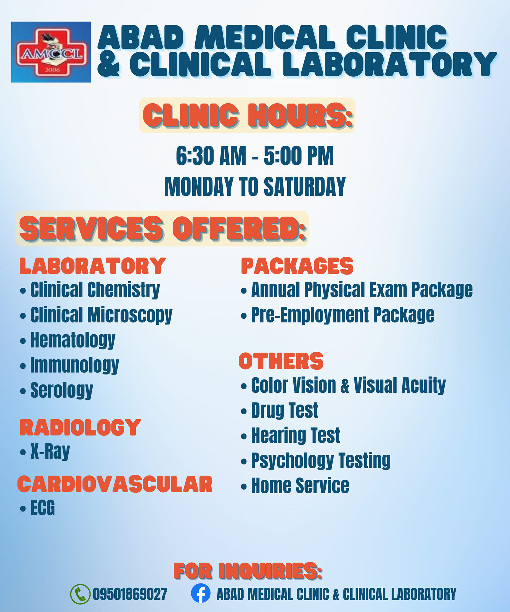 Abad Medical Clinic & Clinical Laboratory | Dipolog City