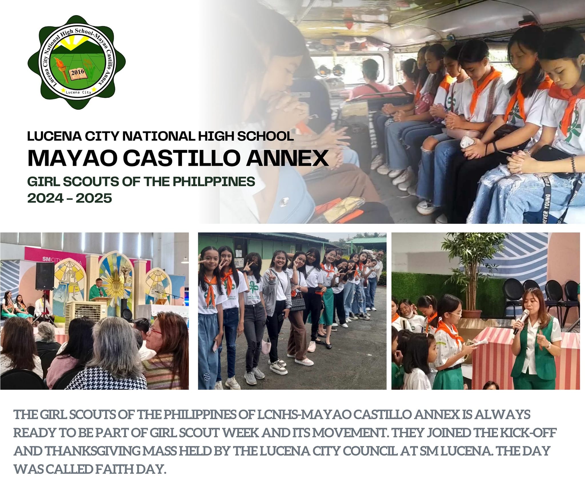 DepEd Tayo - Youth Formation LCNHS-Mayao Castillo Annex 4A
