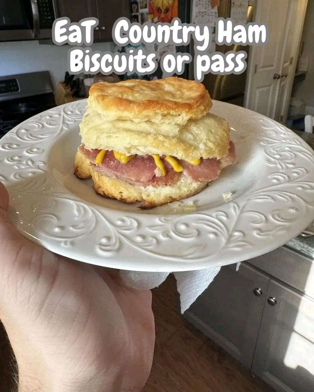 Christmas Cookies And Baking Recipes | 🥪 Country Ham Biscuits – Flaky ...