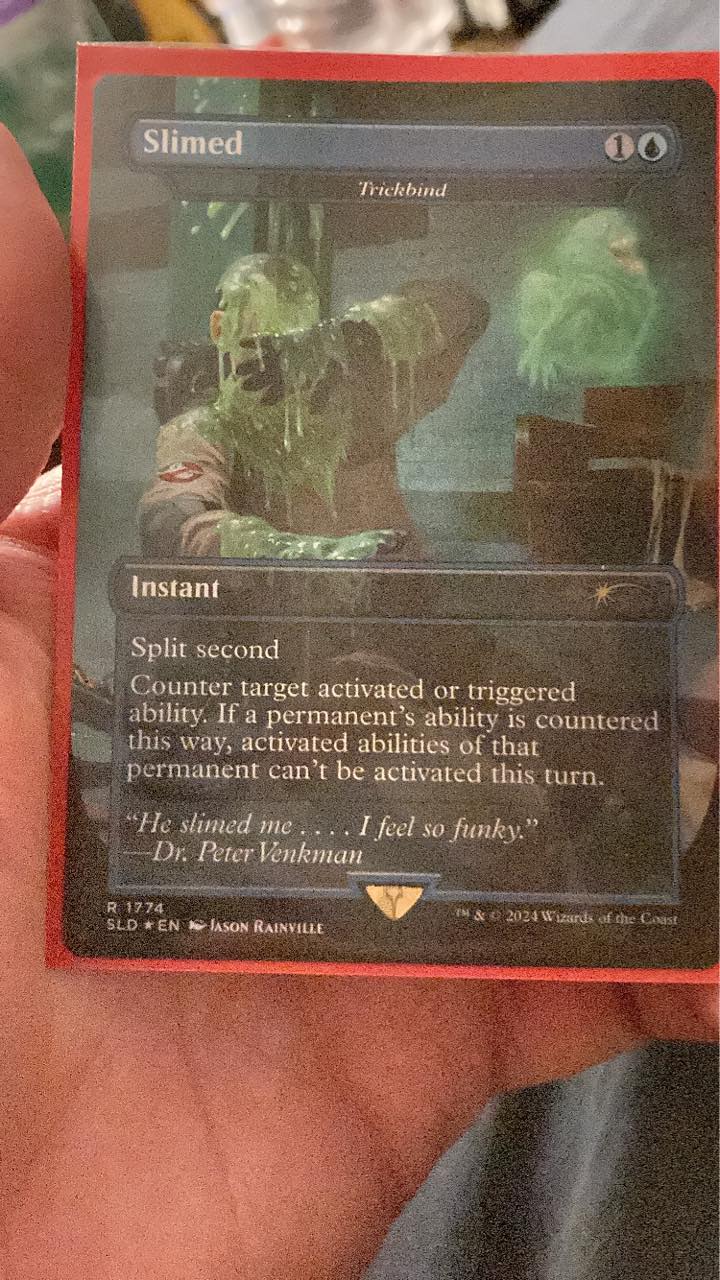 ghostbusters mtg cards Magic the Gathering, Secret Lair: Ghostbusters: Slimer  Card Monster Games Never mind SLD] Soul-Guide Lantern as "Ghost