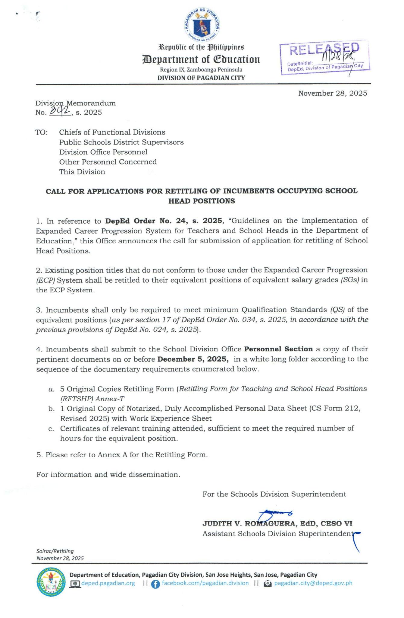 Pagadian... - Pagadian City Division HRMO - Personnel Section