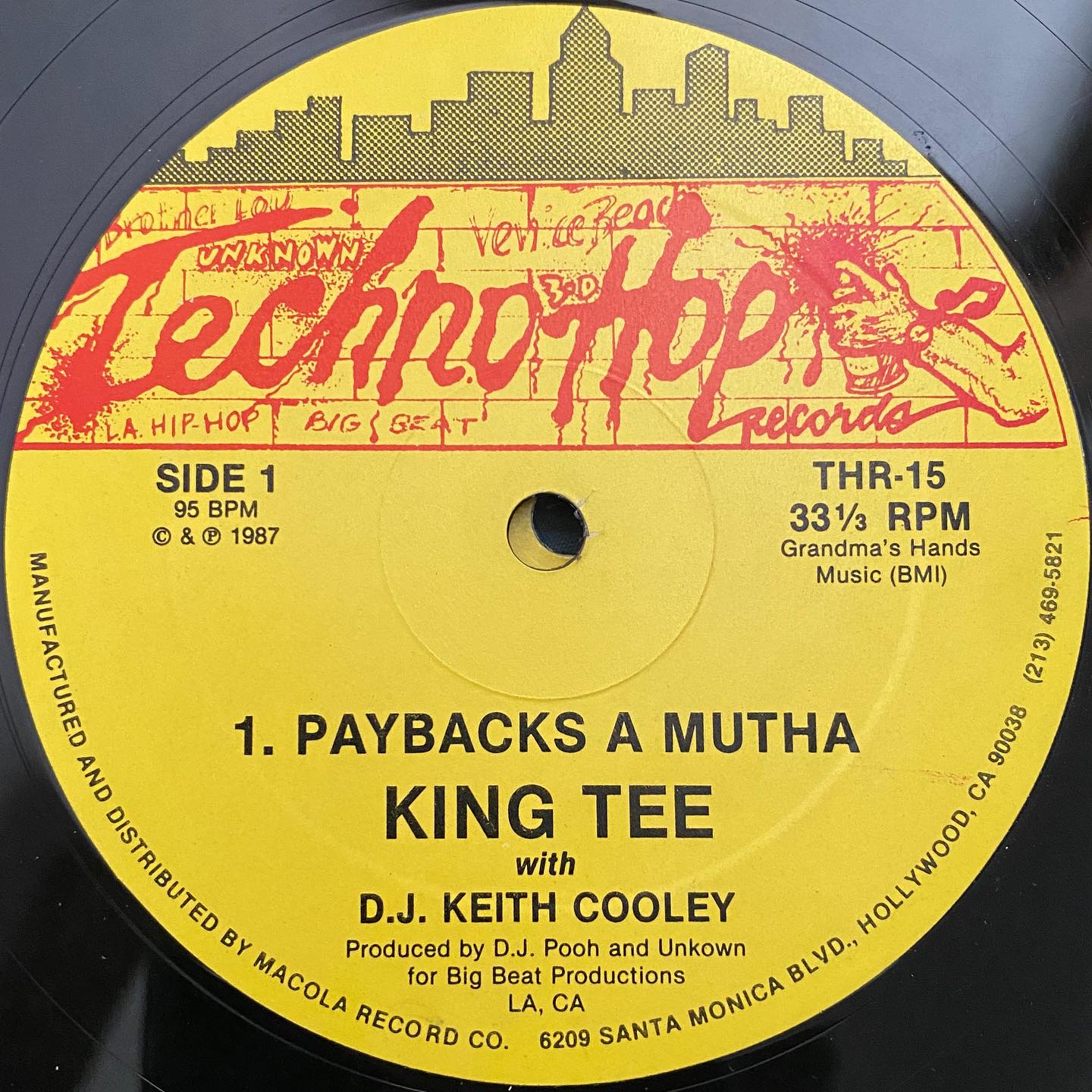 King Tee's Payback, a hip hop classic from 1987