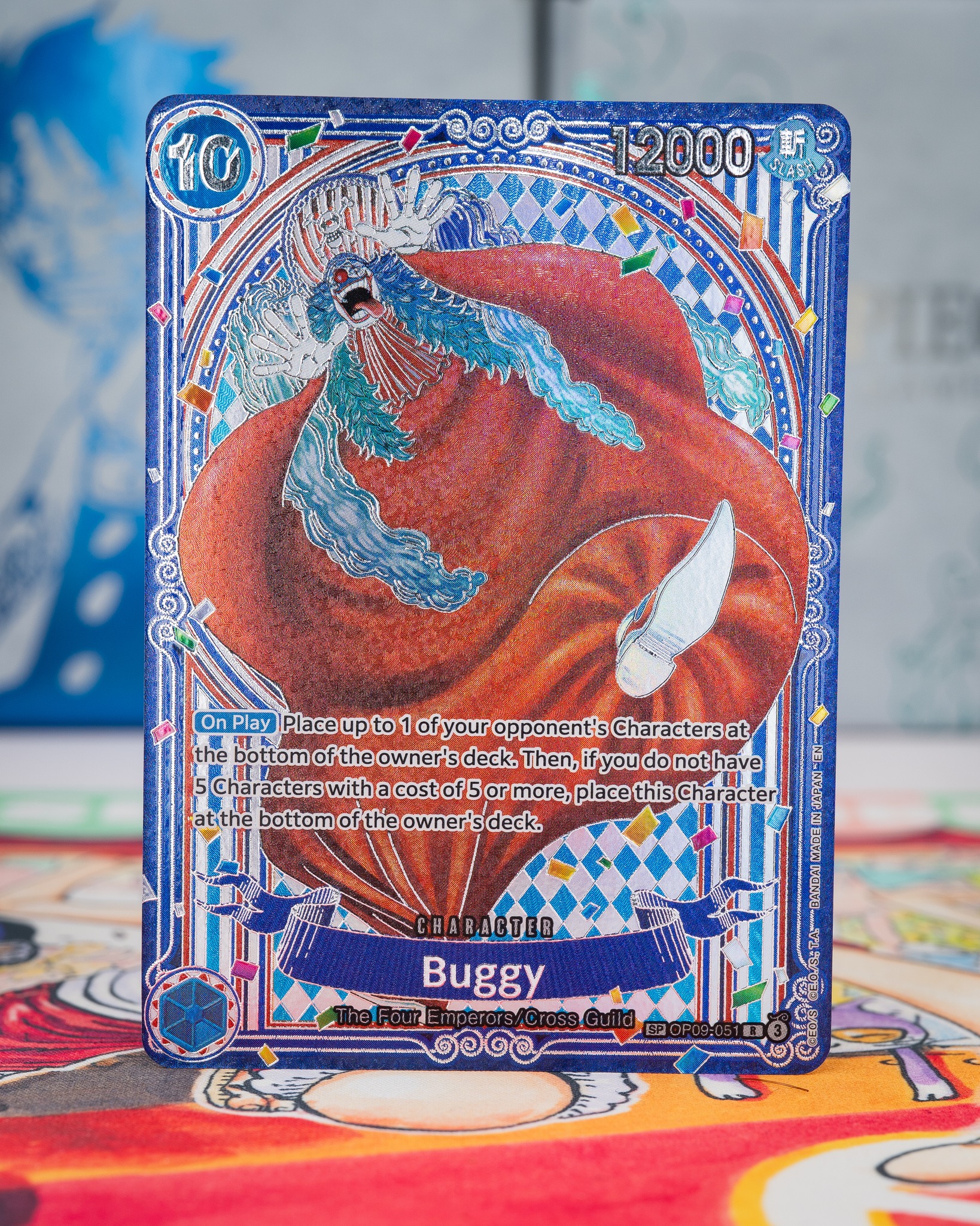 One Piece Card Game booster pack reveals Buggy card