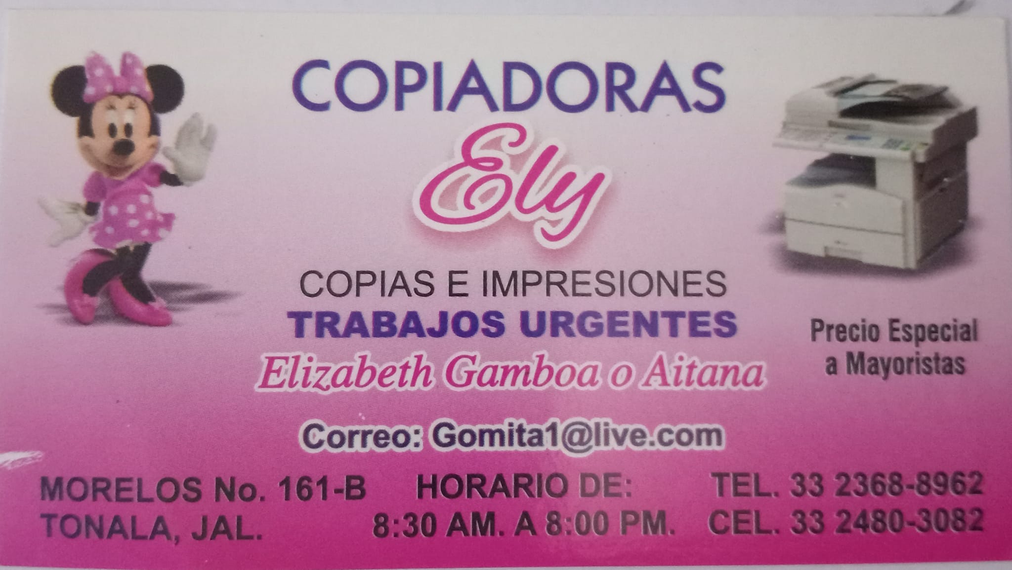 Centro De Copiado ELY | Tonalá