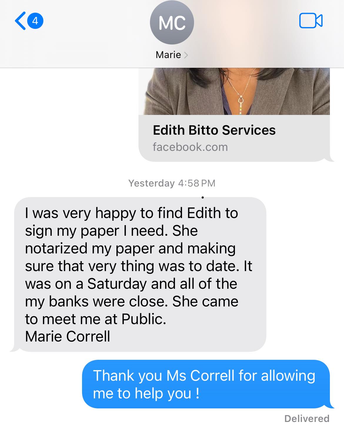 Edith Bitto Protection