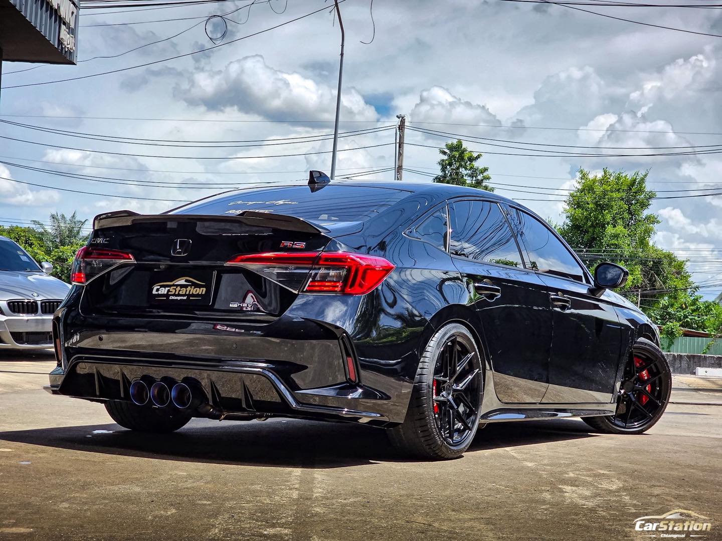 Car - 🚗Honda Civic FE แปลงชุด Type R หล่อๆ 🔥🔥 📍ชุดแต่ง กันชนหลัง ทรง ...