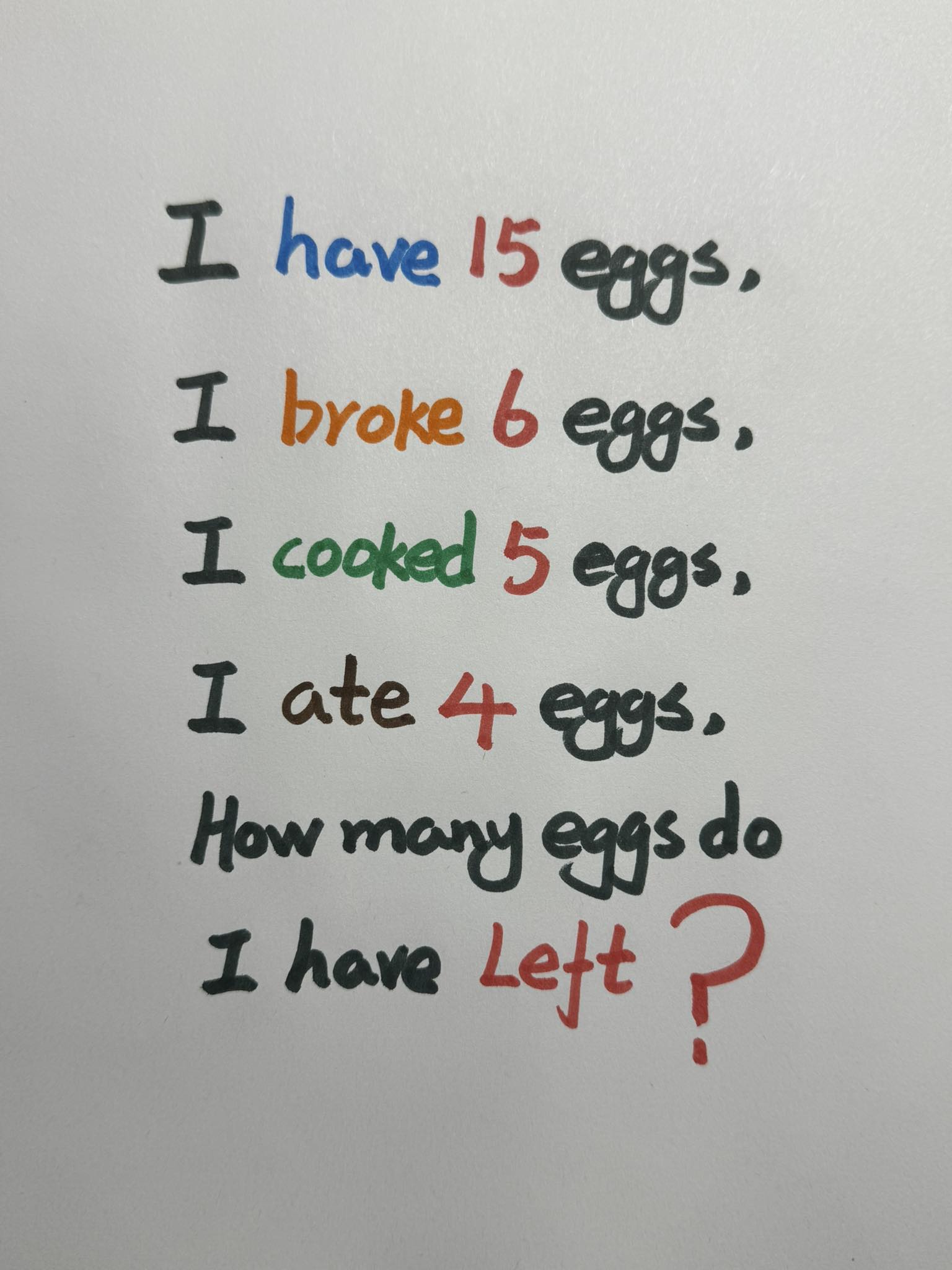 Math Tricks - Math riddles: Eggs problem | Facebook