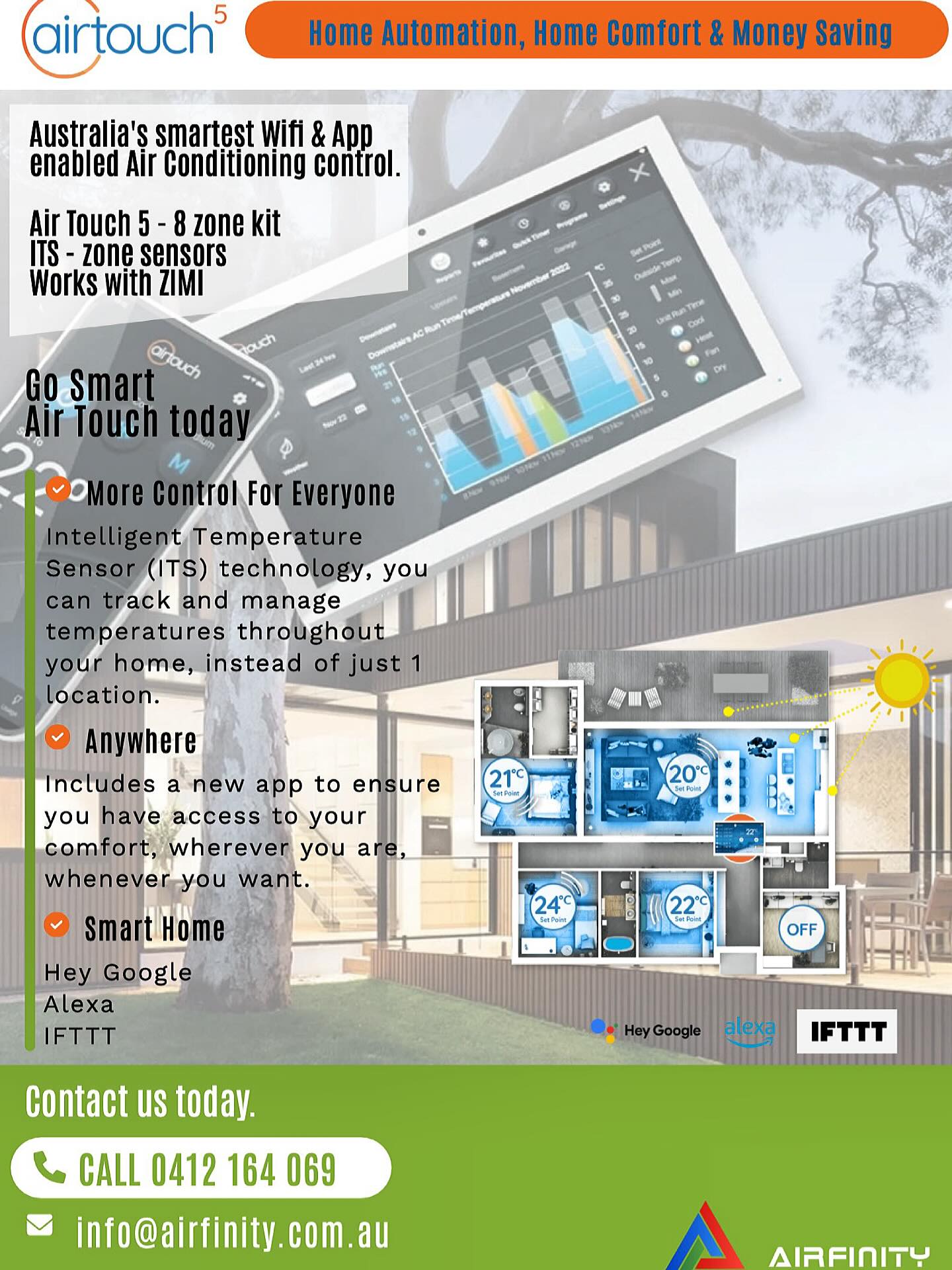AirFinity - AirTouch 5 Smart Comfort air conditioning. Upgrade to ...